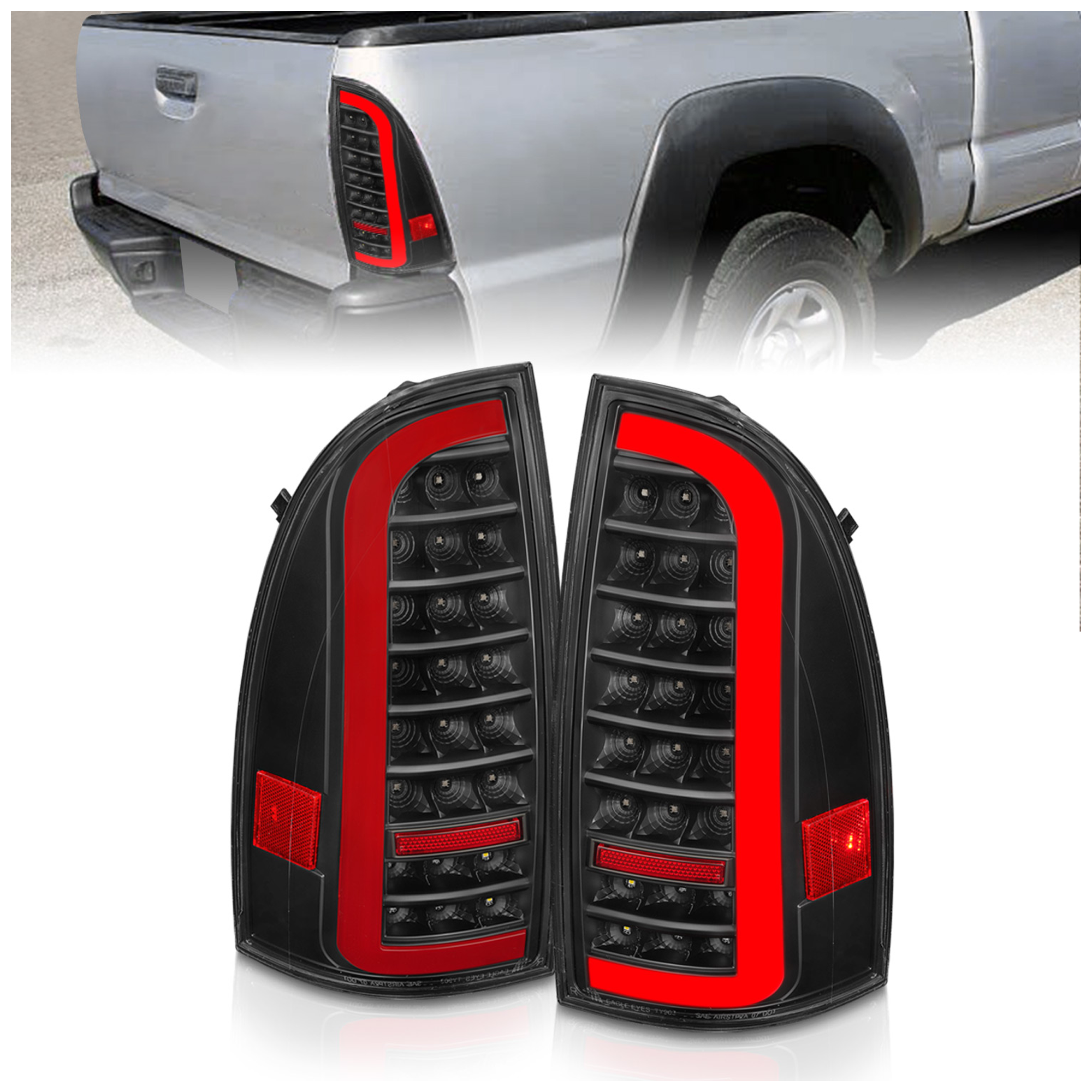 AM 2005-2015 TOYOTA TACOMA LED Taillights SKU A1R311427