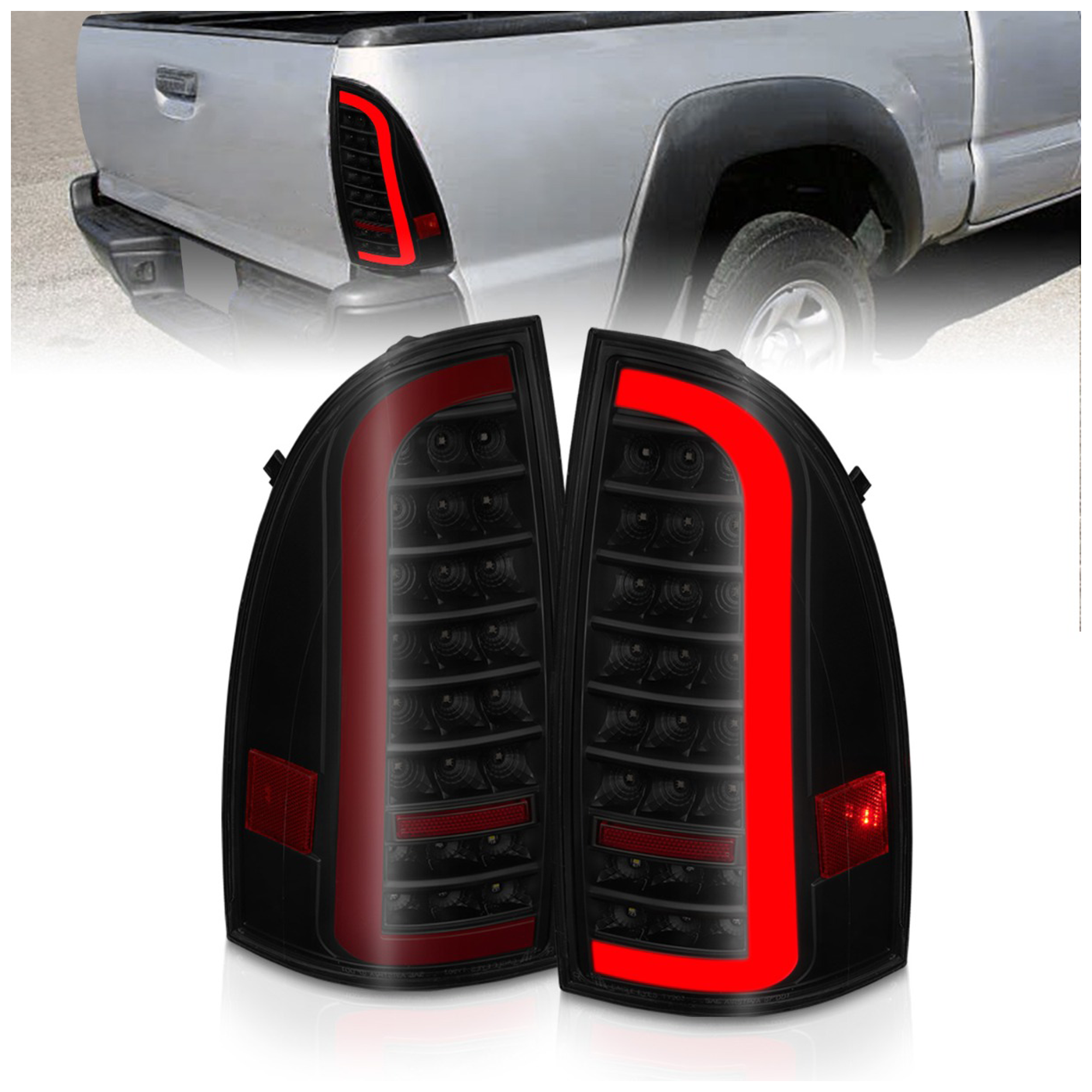 AM 2005-2015 TOYOTA TACOMA LED Taillights SKU A1R311428