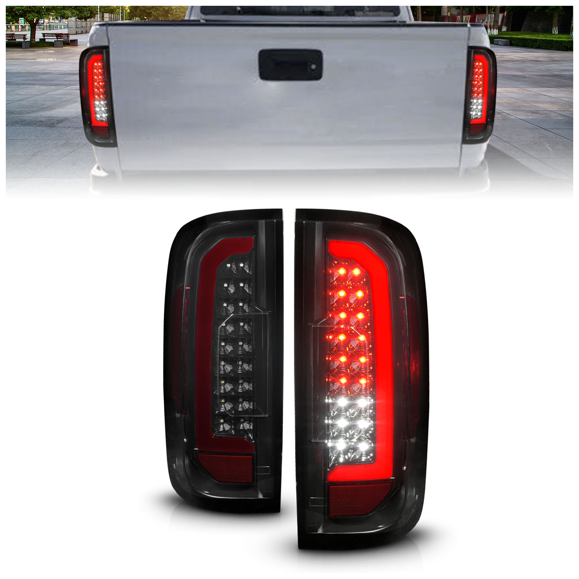 AM 2015-2021 CHEVROLET COLORADO LED Tail Lights SKU A1R311433 Partslink GM2800270 GM2801270 OEM 84916711-84630993