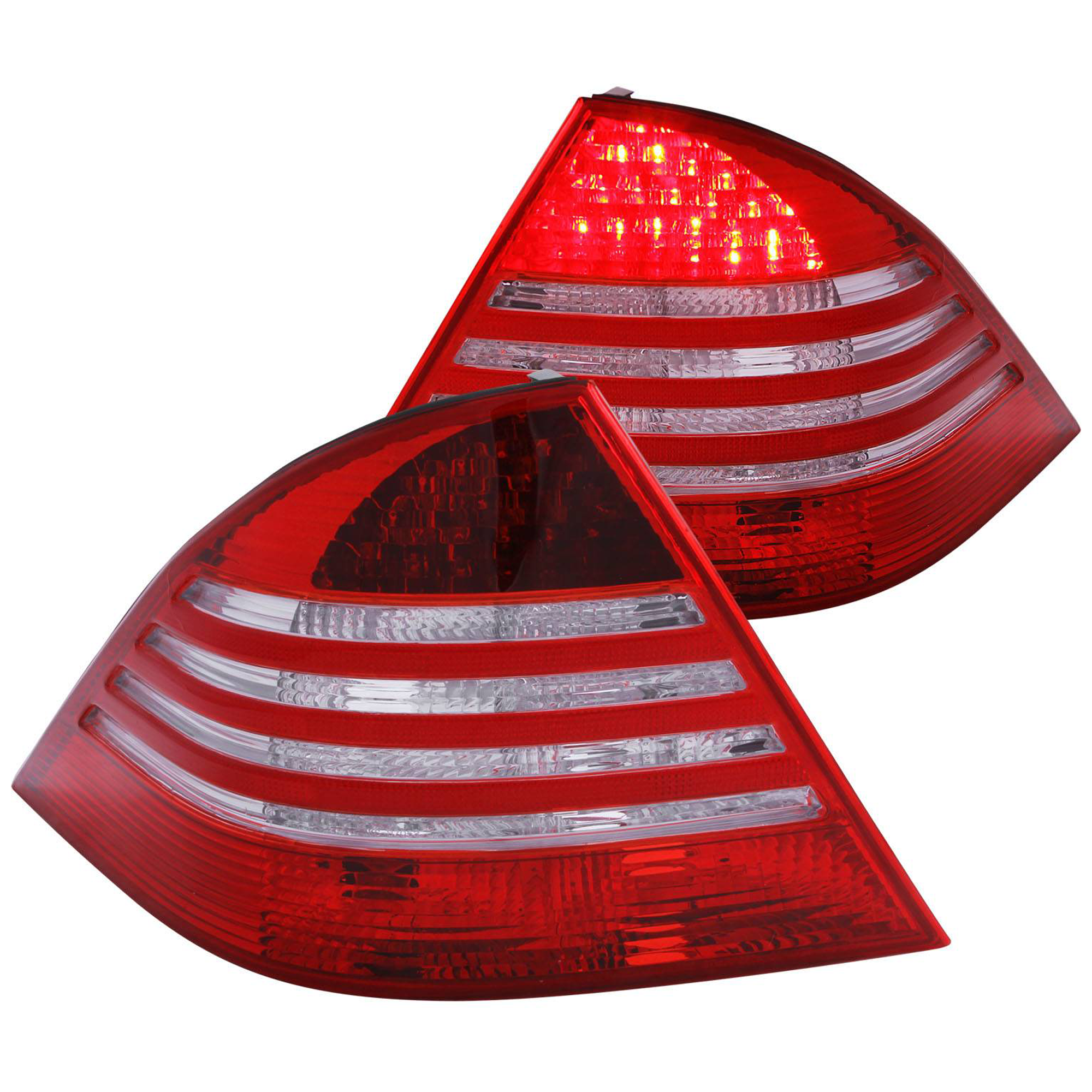AM LED TAIL LIGHTS|LED RED CLEAR SKU A1R321055 Partslink MB2801114 MB2800114 OEM 2208200764-2208200864