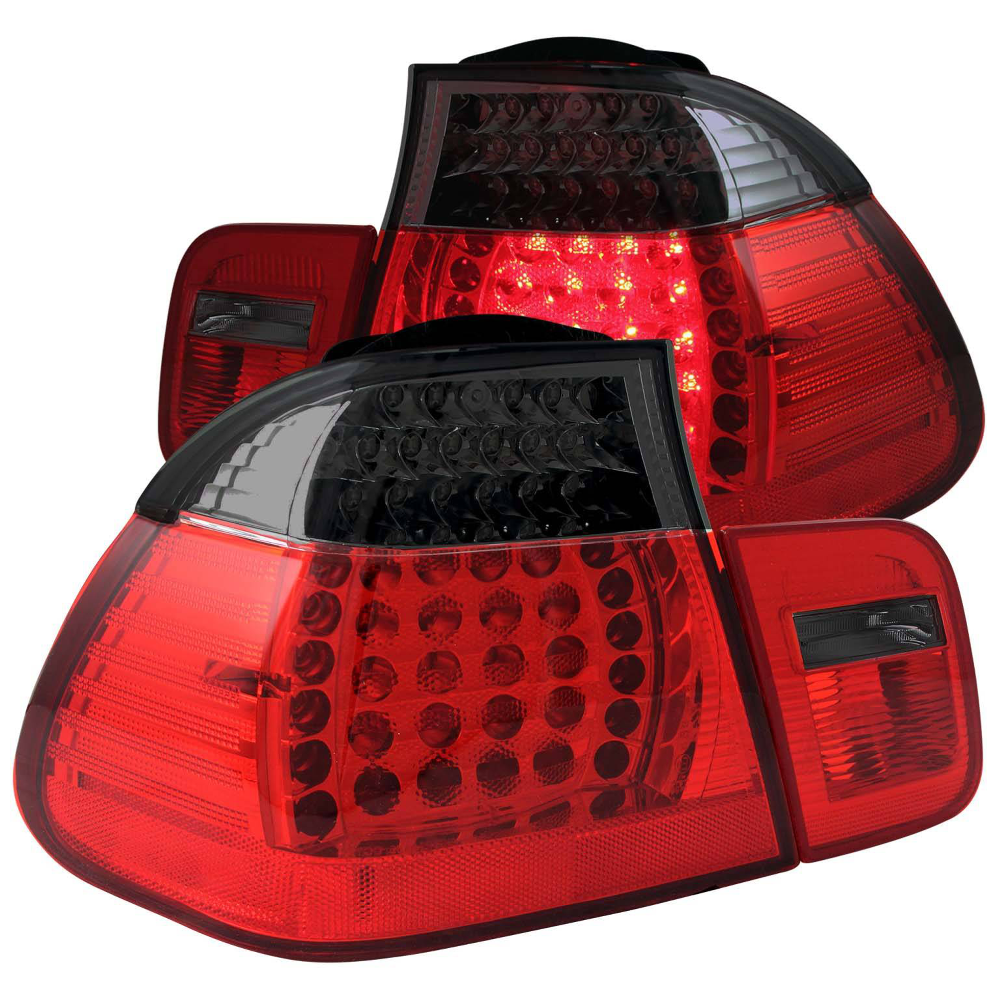 AM LED TAIL LIGHTS|LED RED SMOKE SKU A1R321123 Partslink BM2800109 BM2882103 BM2882104 OEM 63216910537-63216910538