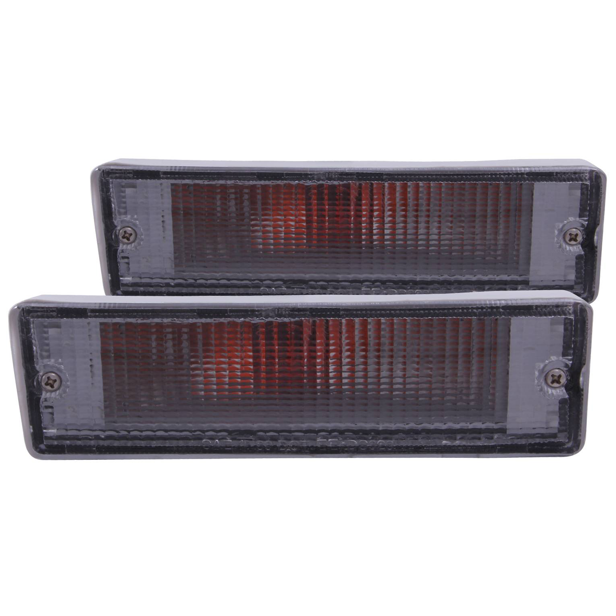 AM BUMPER LIGHTS|CLEAR W AMBER REFLECTORS SKU A1R511016 Partslink NI2520108 NI2521108 OEM B6135-41G02 B6130-41G02