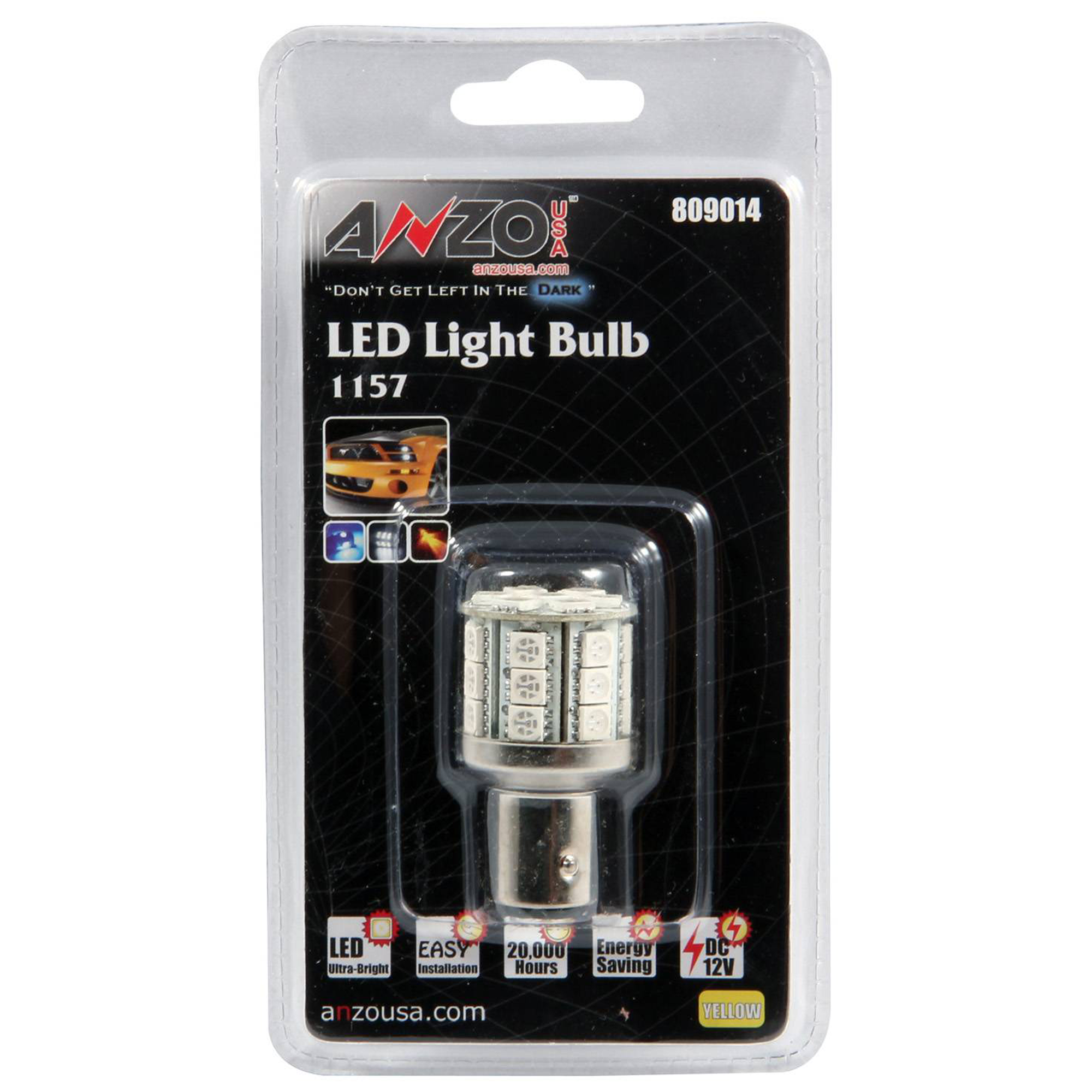 AM LED Replacement Bulbs|LED 1157 Amber 28 LED S 1-3-4 TALL SKU A1R809014