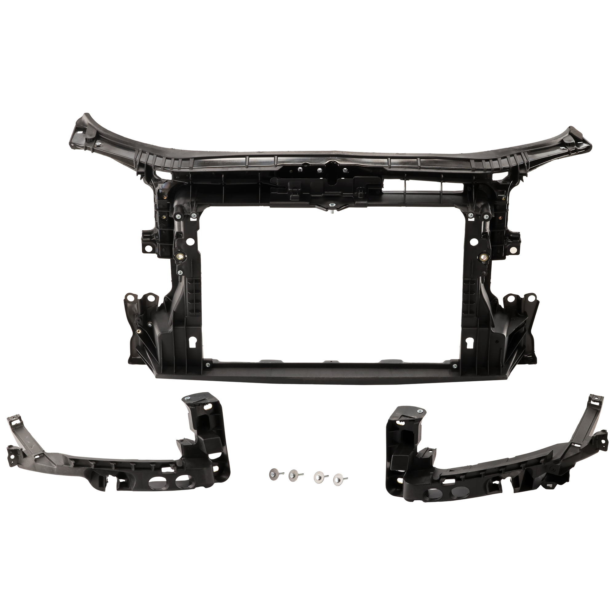 AM A3-09-13 RADIATOR SUPPORT Assembly Black Plastic with Steel SKU A250106 Partslink AU1225126 OEM 8P0805588L