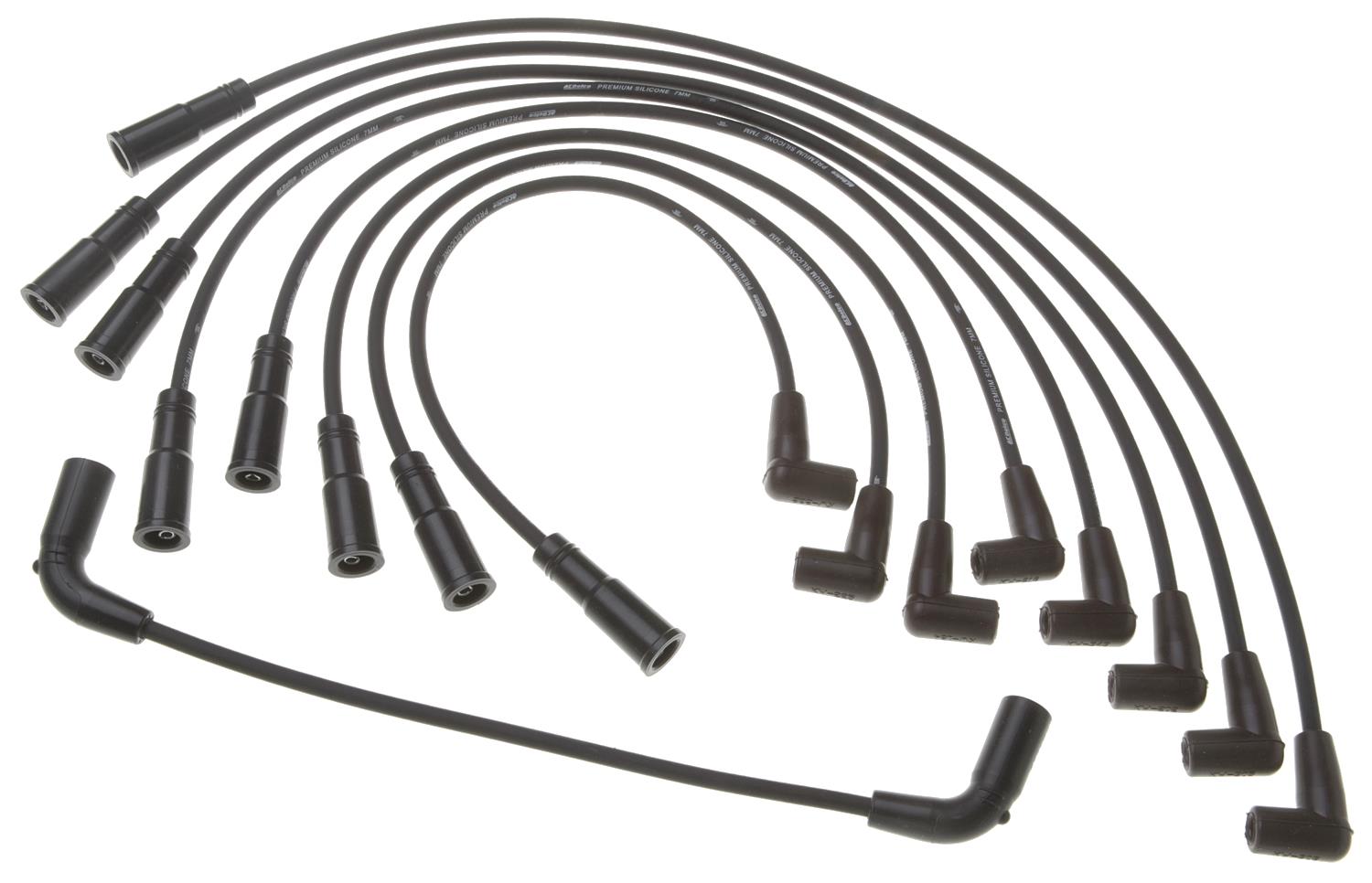 AM AC Delco Spark Plug Wire SKU AC9718Q