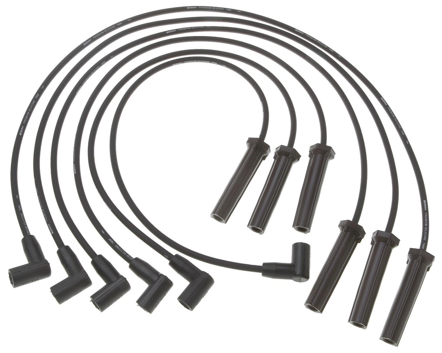 AM AC Delco Spark Plug Wire SKU AC9726UU