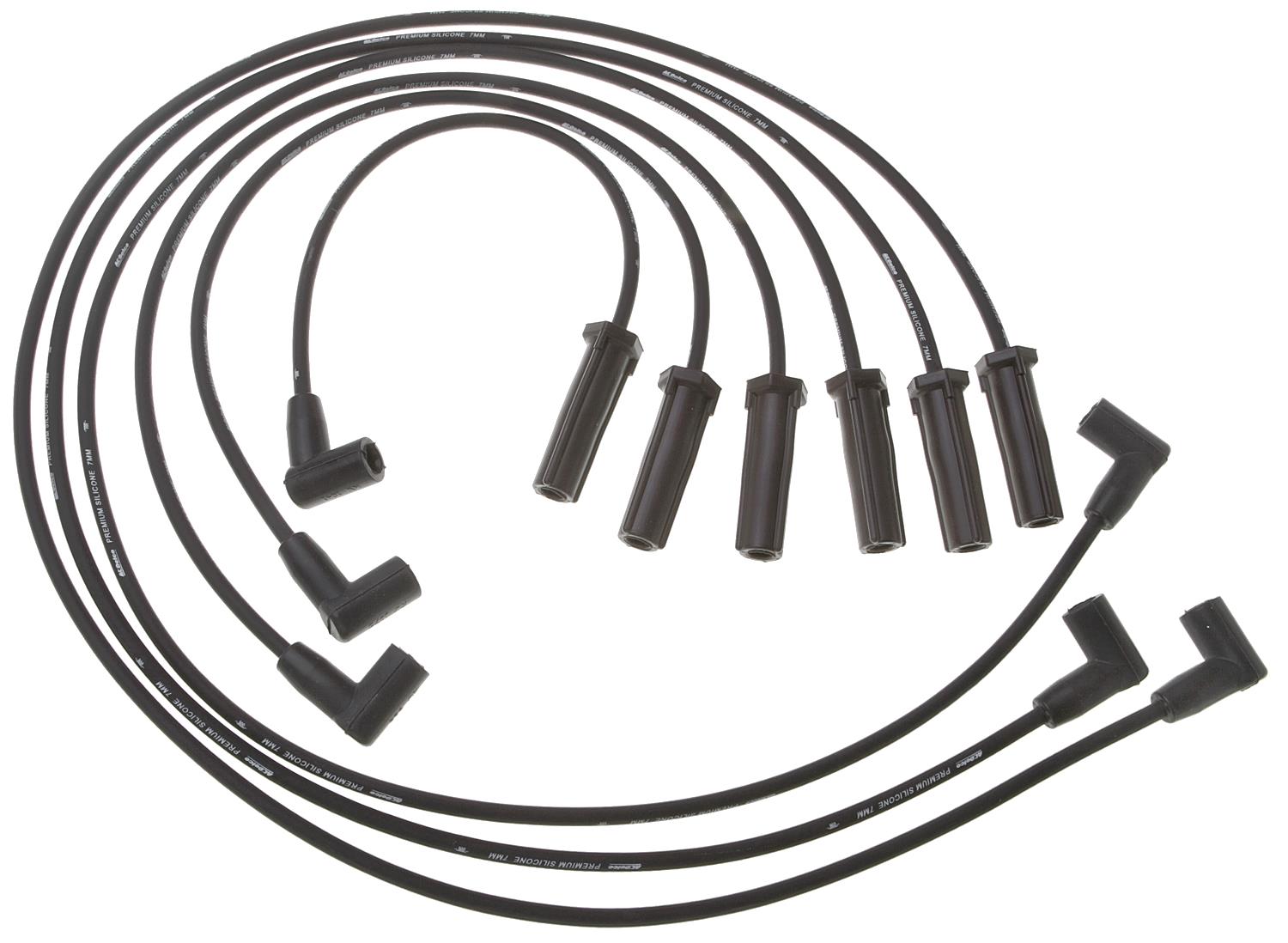 AM AC Delco Spark Plug Wire SKU AC9746BB
