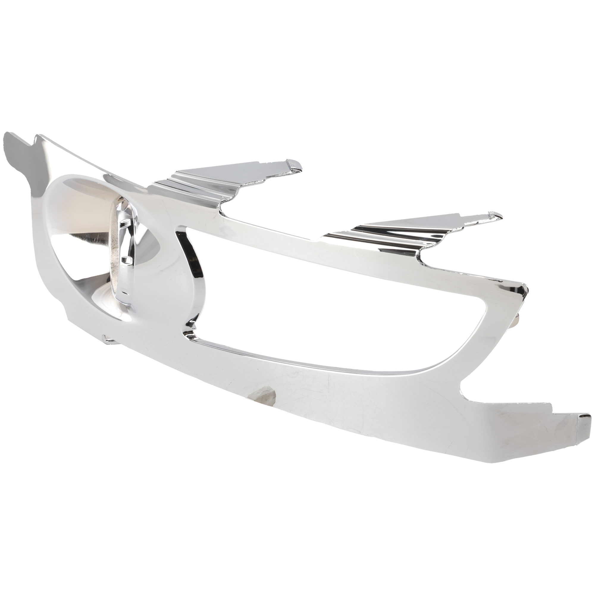 AM ENCLAVE 08-12 FRONT FOG LAMP MOLDING LH Chrome SKU ARBB107502 Partslink GM2598108 OEM 25878271