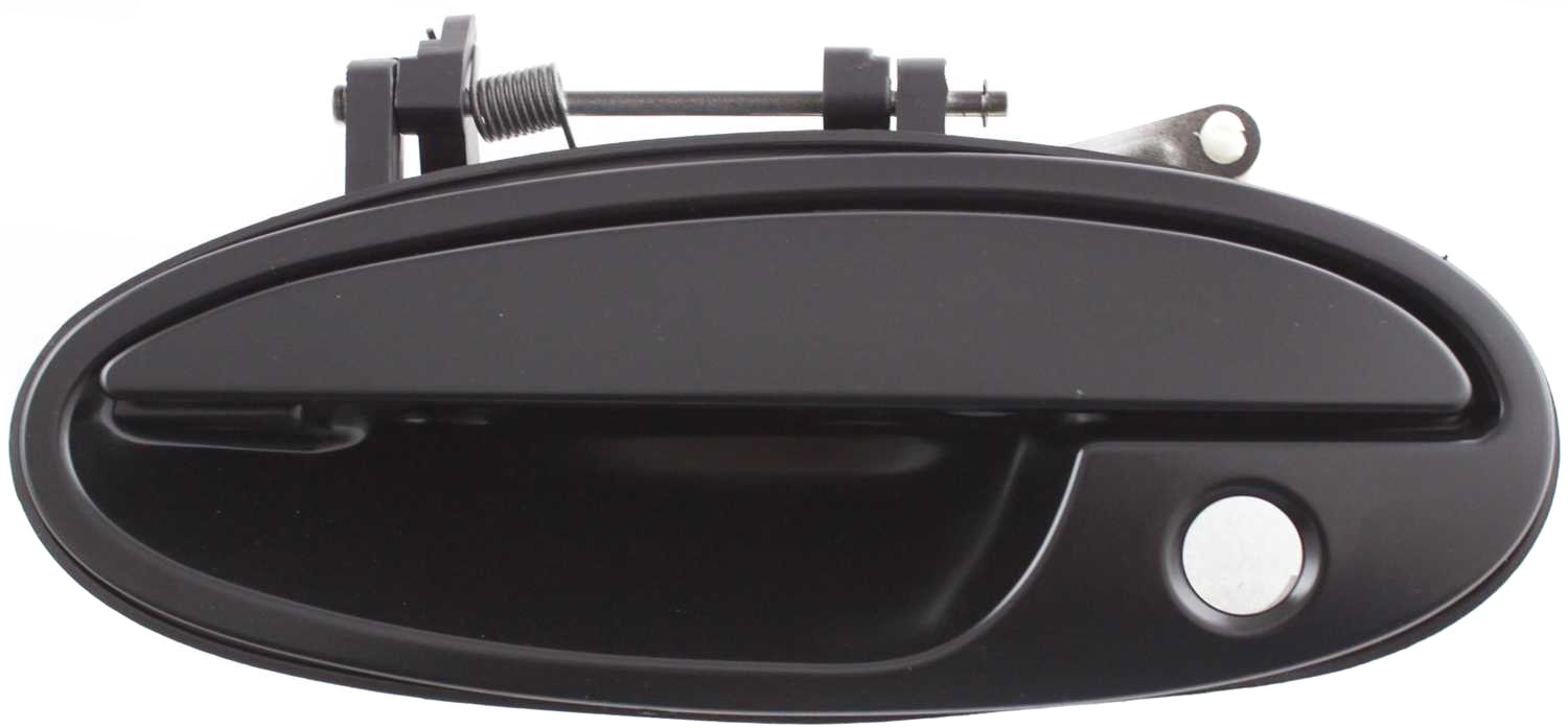 AM RIVIERA 95-99 PARK AVENUE 97-05 FRONT EXTERIOR DOOR HANDLE LH Smooth Black w Keyhole Plastic SKU ARBB462118 Partslink GM1310170 OEM 25699151