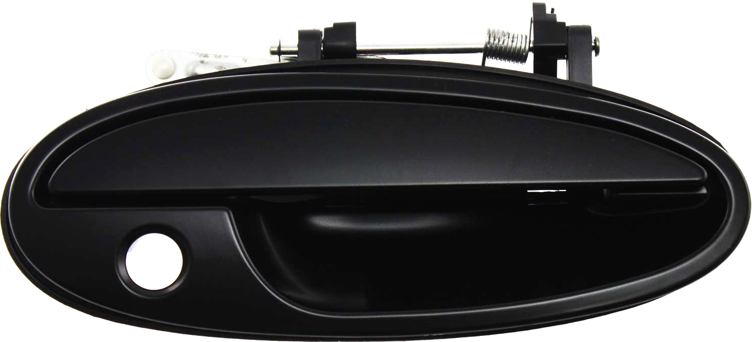 AM RIVIERA 95-99 PARK AVENUE 97-05 FRONT EXTERIOR DOOR HANDLE RH Smooth Black w Keyhole Plastic SKU ARBB462119 Partslink GM1311170 OEM 25699150