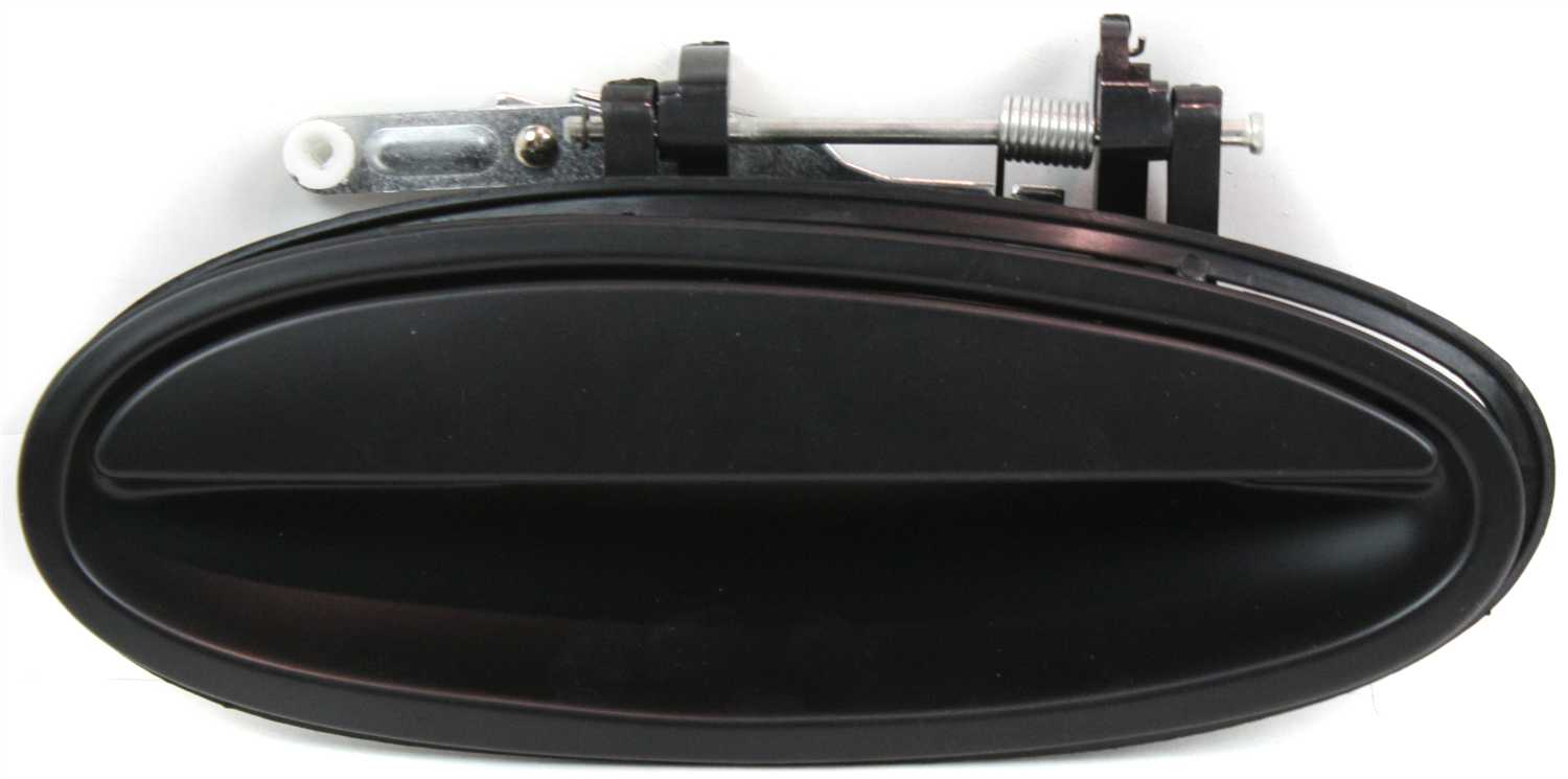 AM PARK AVENUE 97-05 REAR EXTERIOR DOOR HANDLE RH Smooth Black Plastic SKU ARBB491305 Partslink GM1521137 OEM 25699182