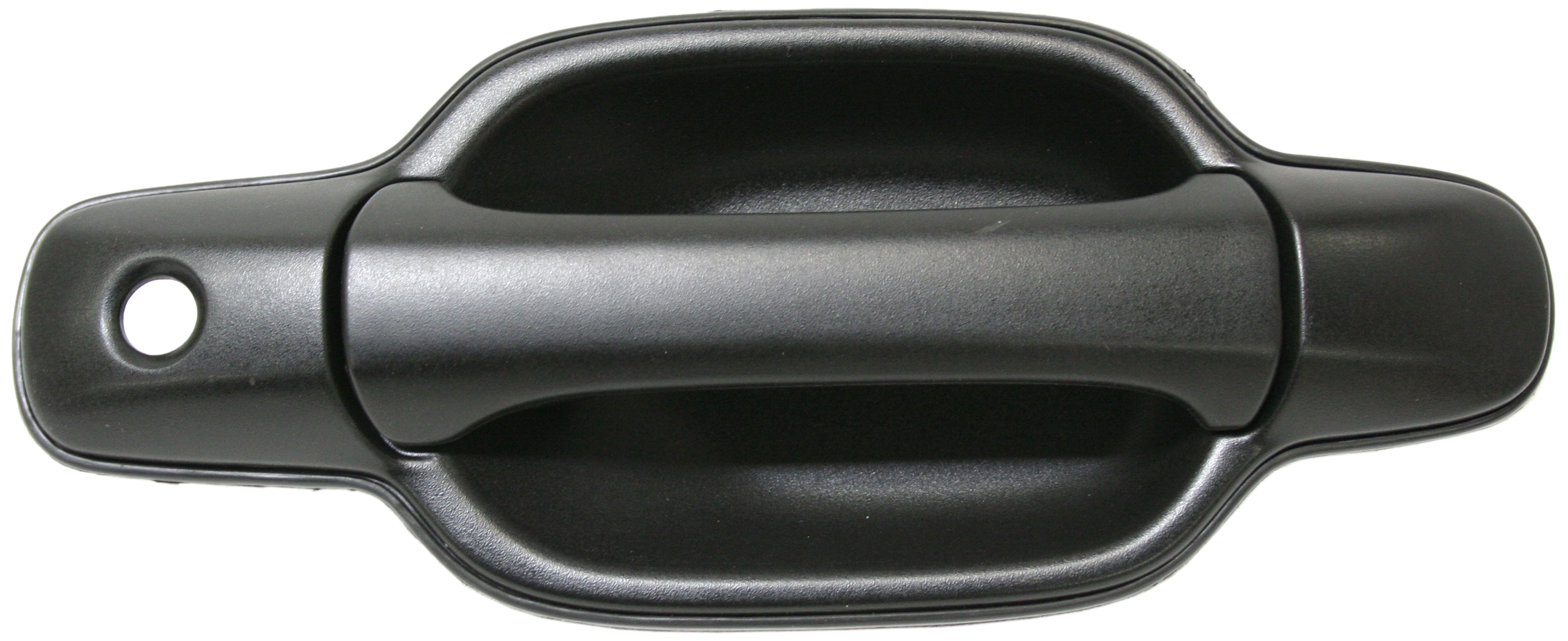 AM CANYON COLORADO 04-12 FRONT EXTERIOR DOOR HANDLE RH Textured Black w Keyhole Plastic SKU ARBC462183 Partslink GM1311146 OEM 15847170
