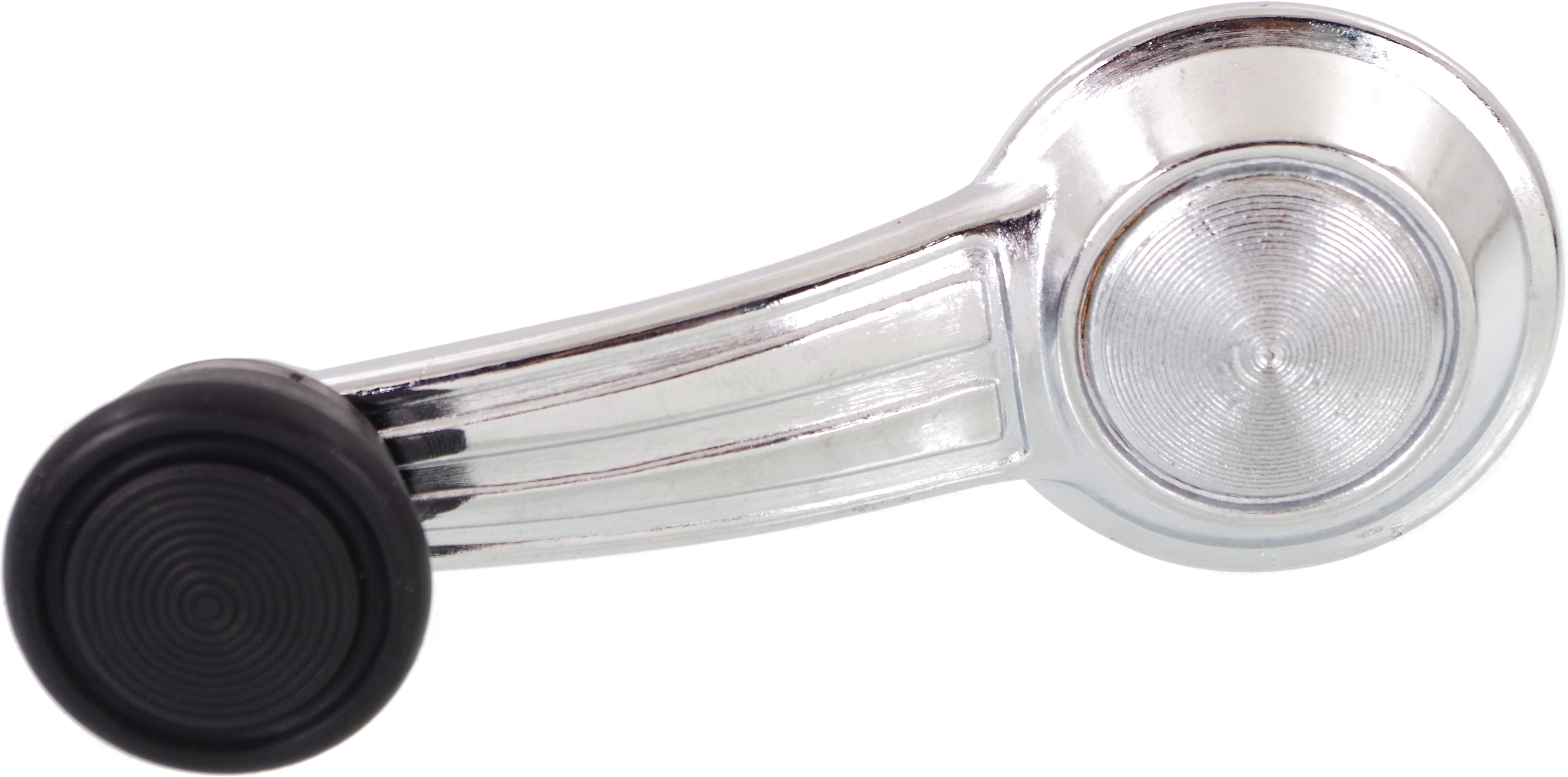 AM ACADIAN 76-87 GMC VAN 78-96 FRONT WINDOW CRANK Chrome w Black Knob Metal SKU ARBC463204 Partslink GM1354101 OEM 20348200