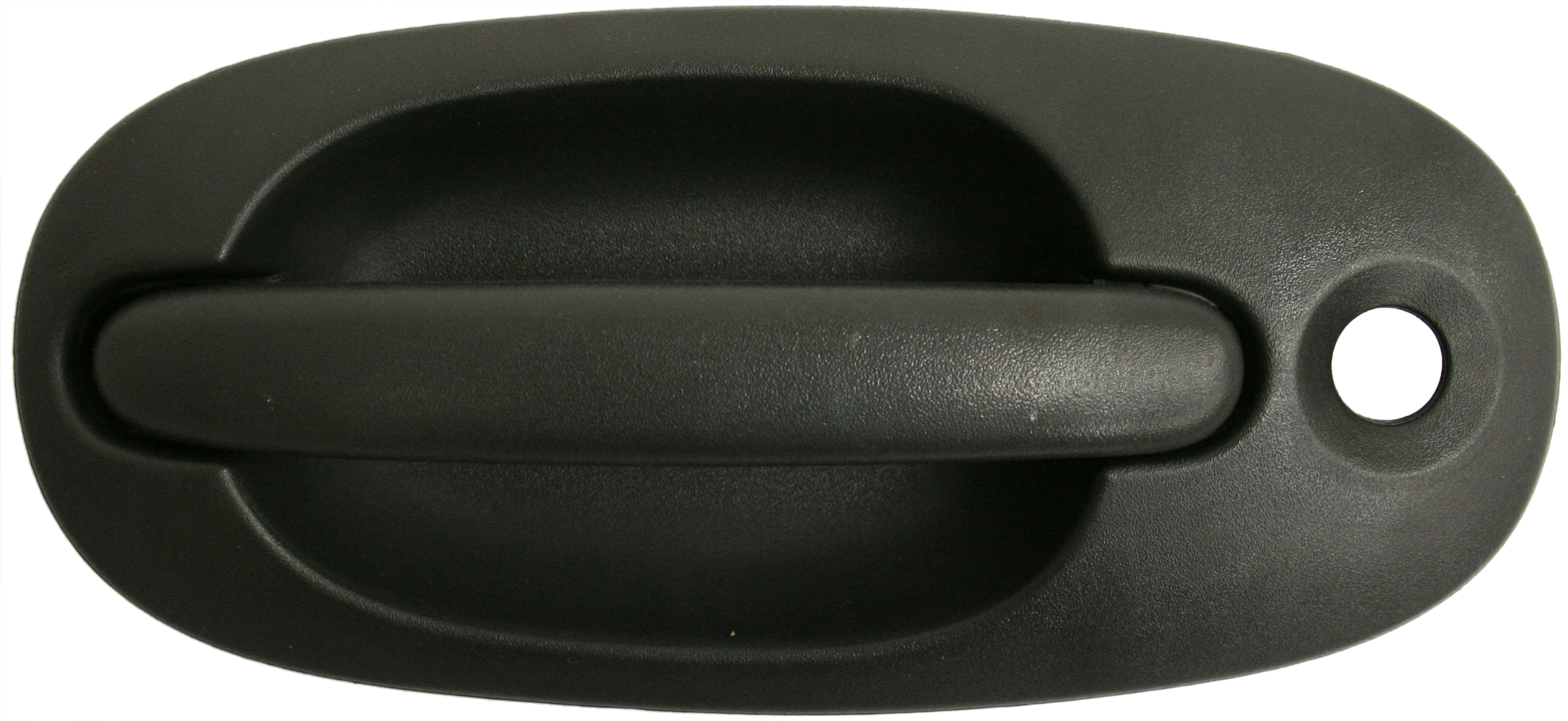 AM TOWN AND COUNTRY 96-00 REAR EXTERIOR DOOR HANDLE LH Textured Black w Keyhole Side Sliding Plas SKU ARBC491328 Partslink FDH010107 OEM QJ99SJM PFM