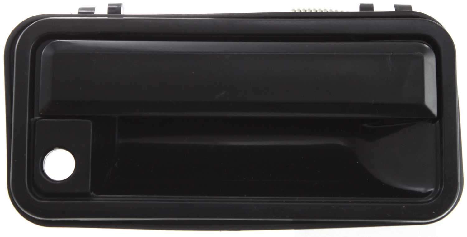 AM ESCALADE 99-00 TAILGATE HANDLE Painted Shiny Smooth Overhead Type w Keyhole Metal Zinc SKU ARBC580709 Partslink GAH010009 OEM 15050678