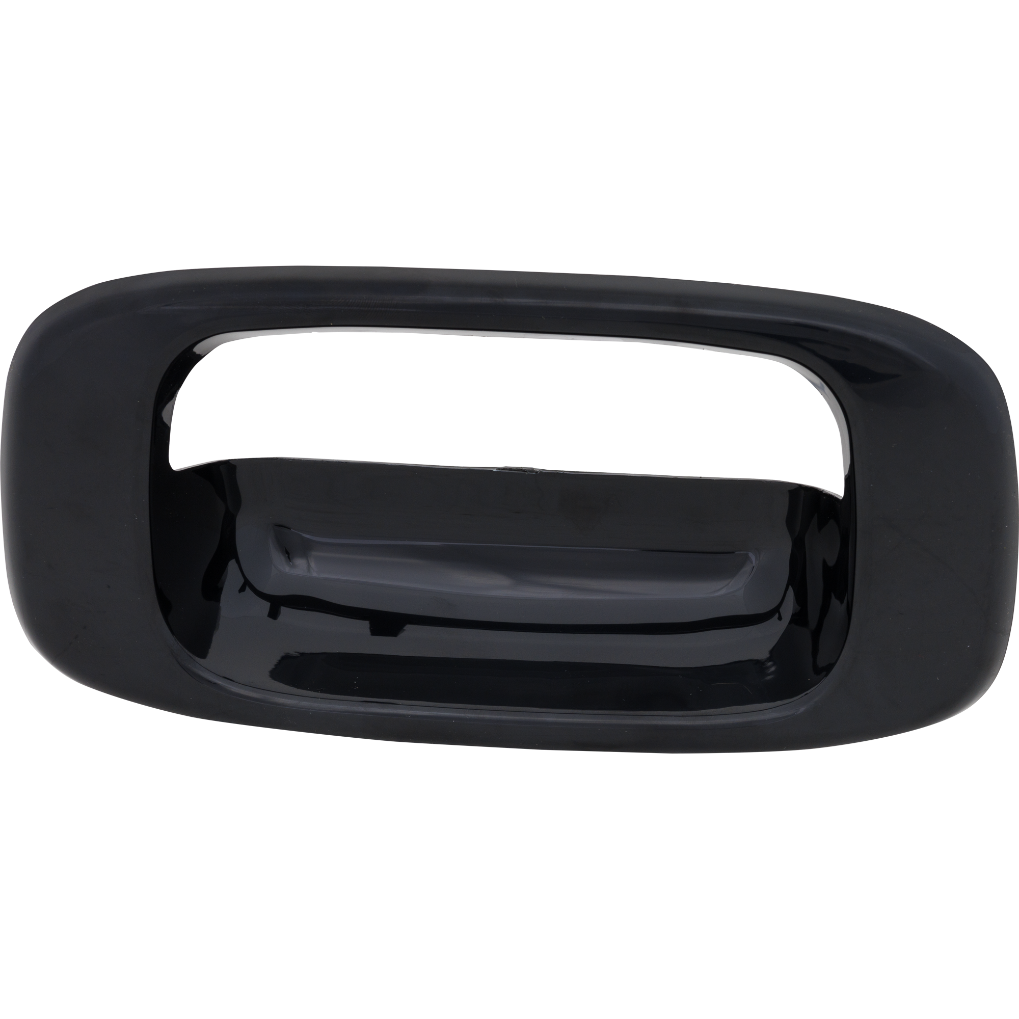 AM SILVERADO SIERRA 99-06 TAILGATE HANDLE BEZEL Outside Smooth Black All Cab Types. Includes 2007 Classic SKU ARBC580715 Partslink GM1916109 OEM 15228541
