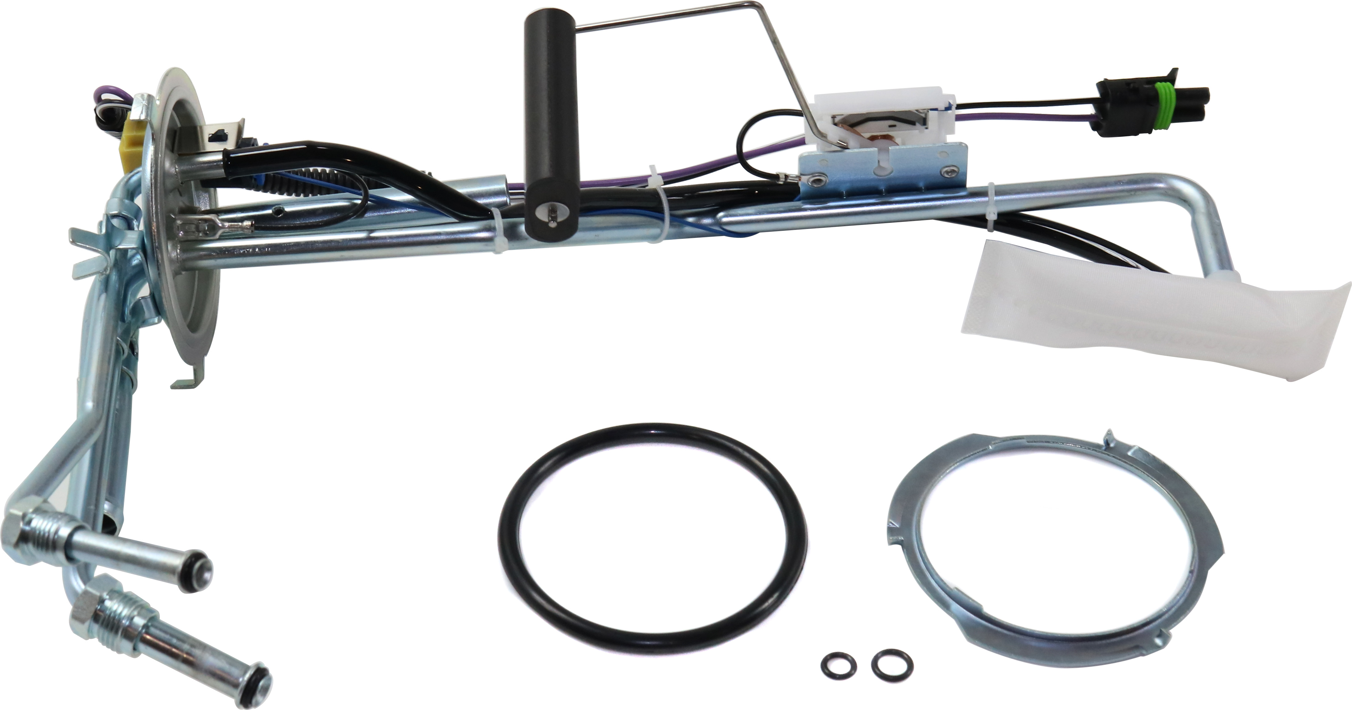 AM C K FULL SIZE PICKUP 88-00 FUEL SENDING UNIT LH 3 Ports 14 x 1.5 in. Inverted Flare Inlet 16 x 1.5 in. Inverted Flare Outlet w F.I. SKU ARBC670314 OEM 25028613
