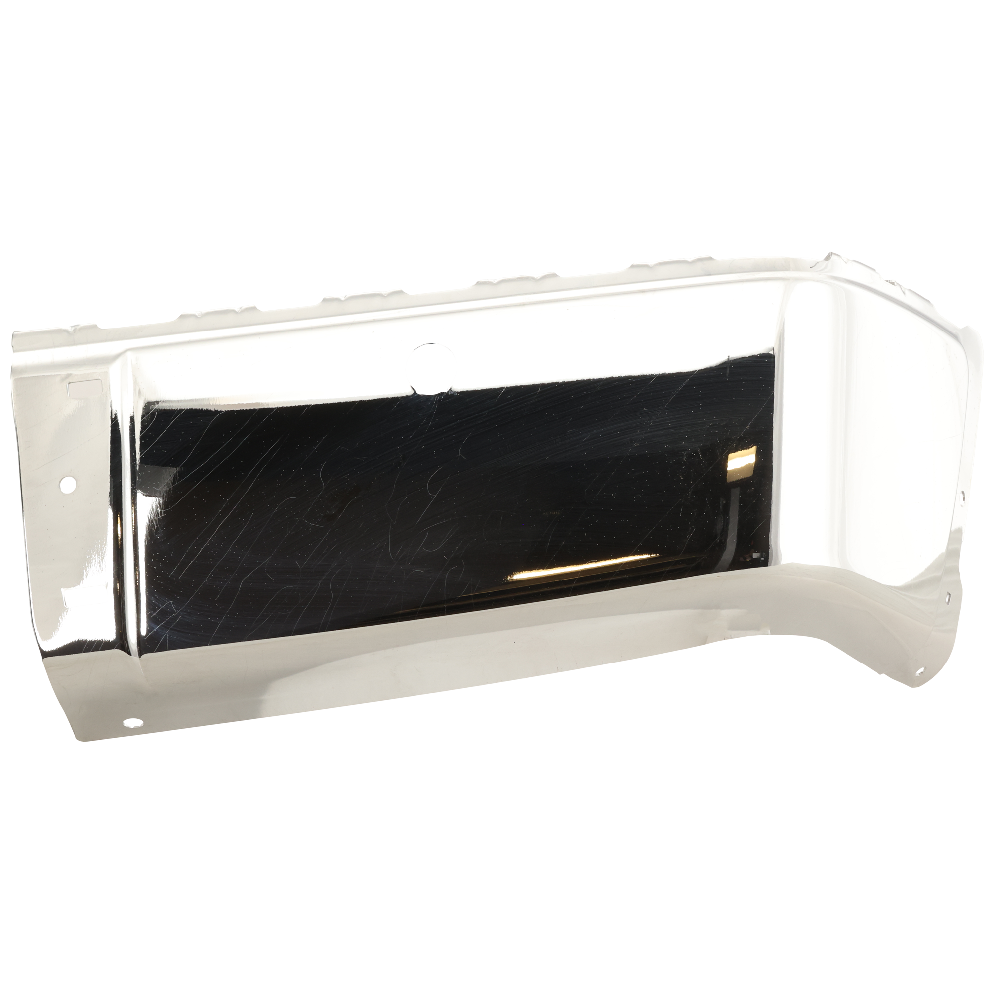 AM SILVERADO SIERRA 07-14 REAR BUMPER END RH Chrome w Sensor Holes Excludes 2007 Classic SKU ARBC761101 Partslink GM1105147 OEM 15284306