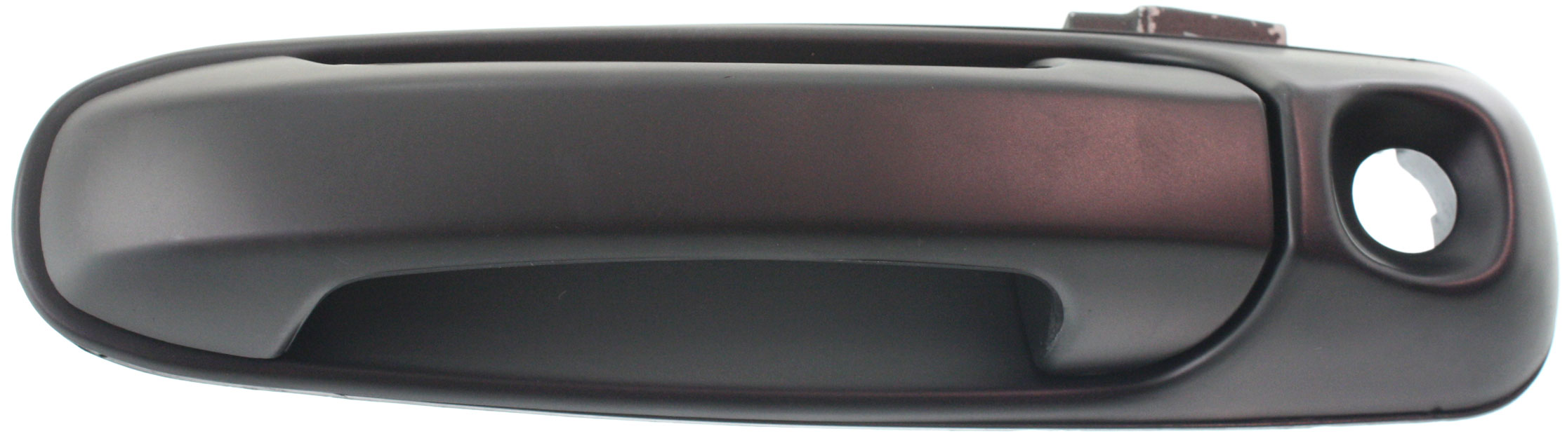 AM DURANGO 04-09 FRONT EXTERIOR DOOR HANDLE LH Smooth Black w Keyhole Plastic SKU ARBD462128 OEM 55275949AC PFM