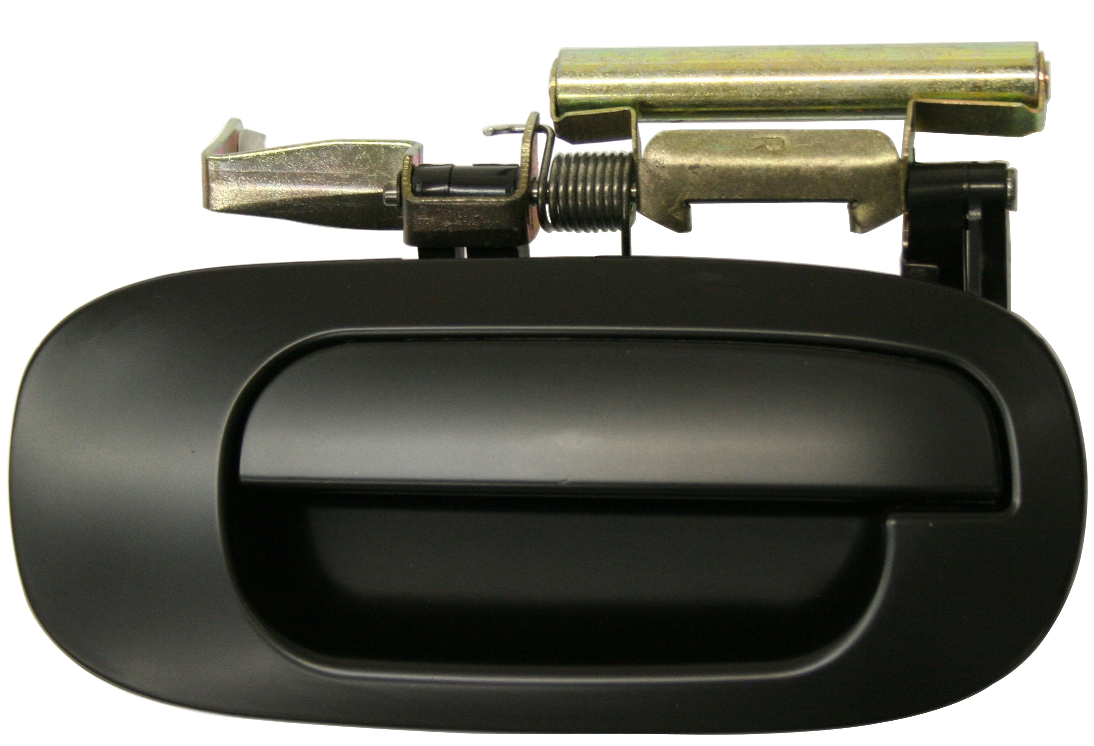 AM DAKOTA 02-04 DURANGO 02-03 FRONT EXTERIOR DOOR HANDLE RH Smooth Black w o Keyhole Plastic SKU ARBD462135 OEM 55364034AB PFM