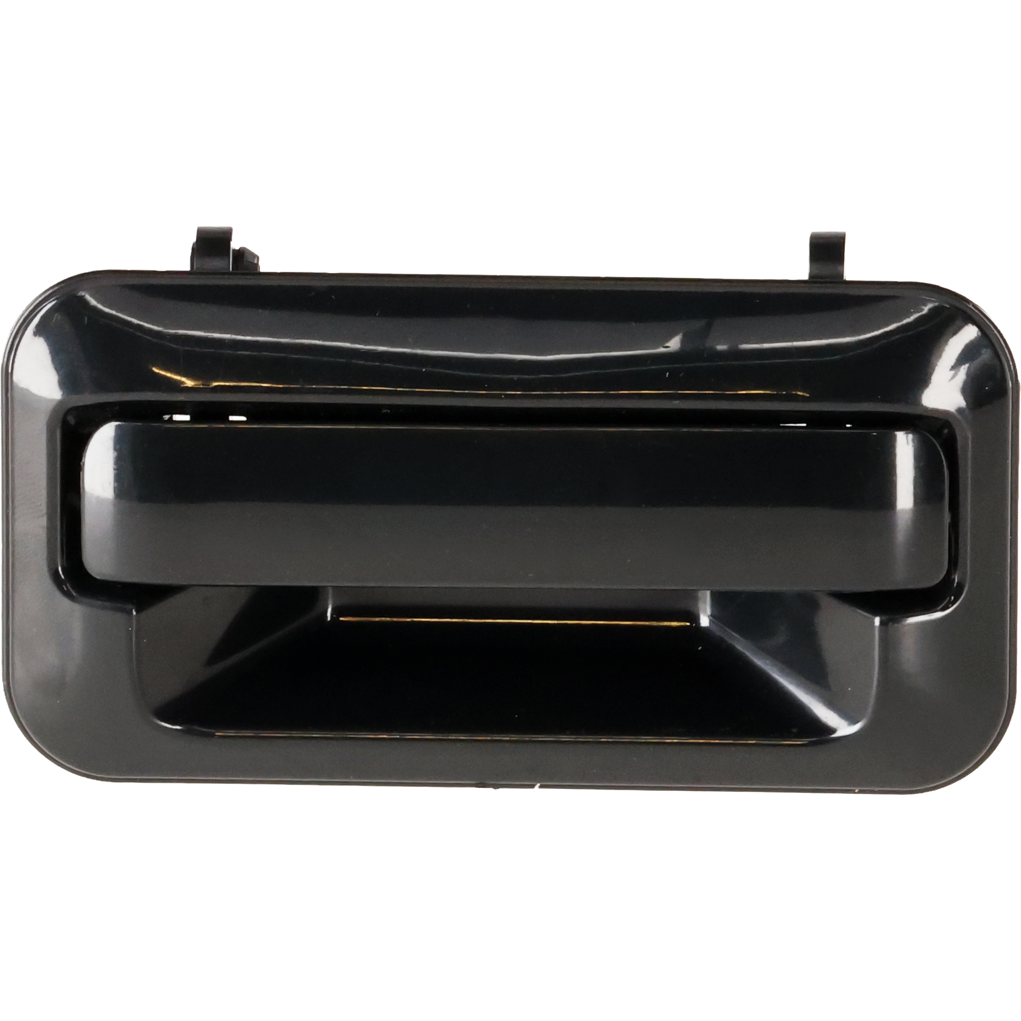 AM MIGHTY MAX 87-96 FRONT EXTERIOR DOOR HANDLE RH Smooth Black w o Keyhole Plastic SKU ARBD462153 Partslink MI1311101 OEM MB321412