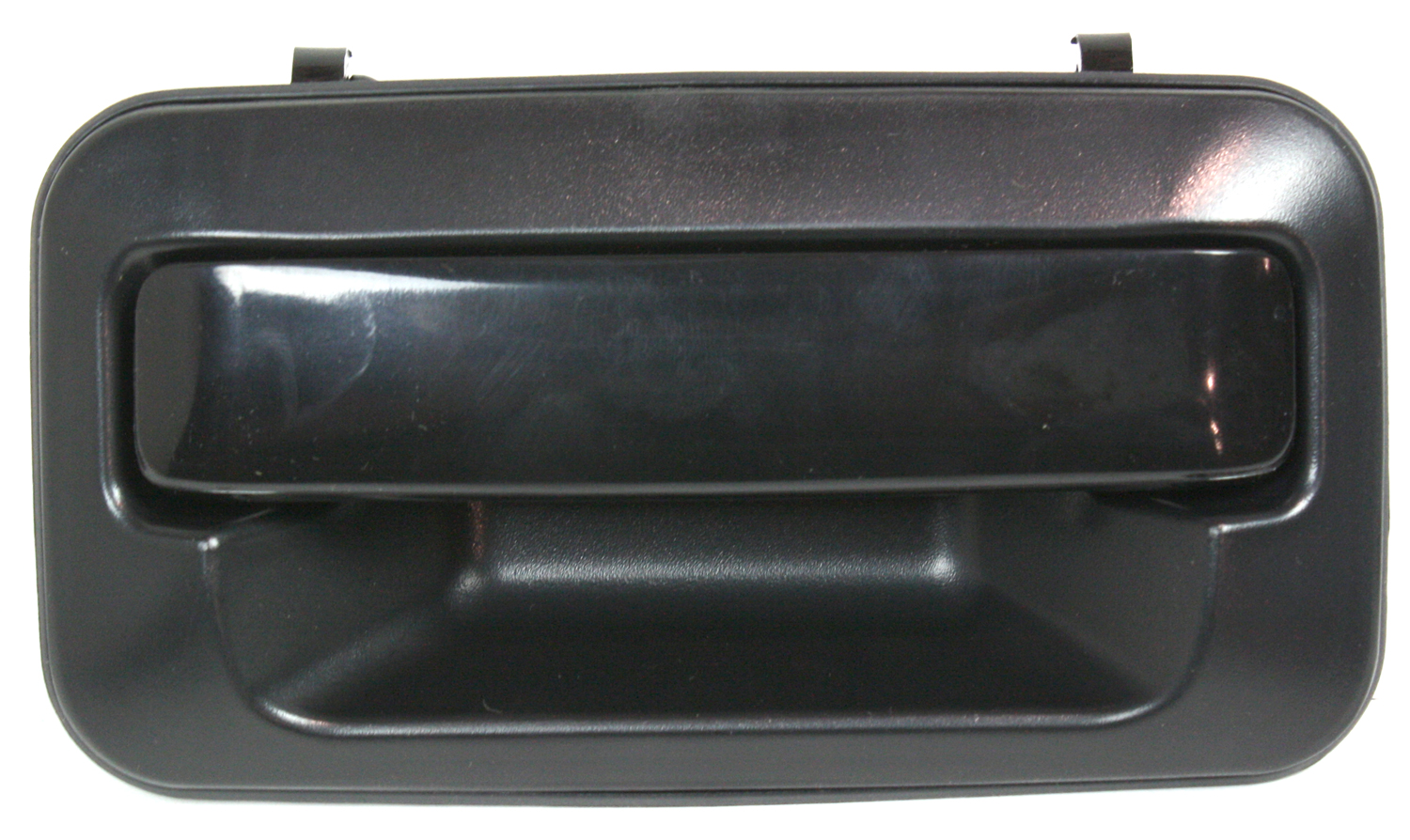 AM MIGHTY MAX 87-96 FRONT EXTERIOR DOOR HANDLE LH Smooth Black w o Keyhole Plastic SKU ARBD462154 Partslink MI1310101 OEM MB321411