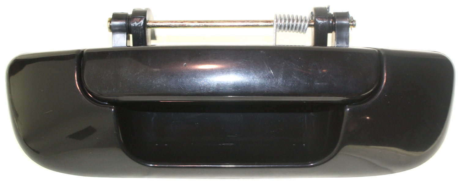AM DODGE FULL SIZE P U 1500-02-08-2500-3500-03-09 TAILGATE HANDLE Smooth Black Plastic w o Keyhole SKU ARBD580709 OEM 55276237AA PFM