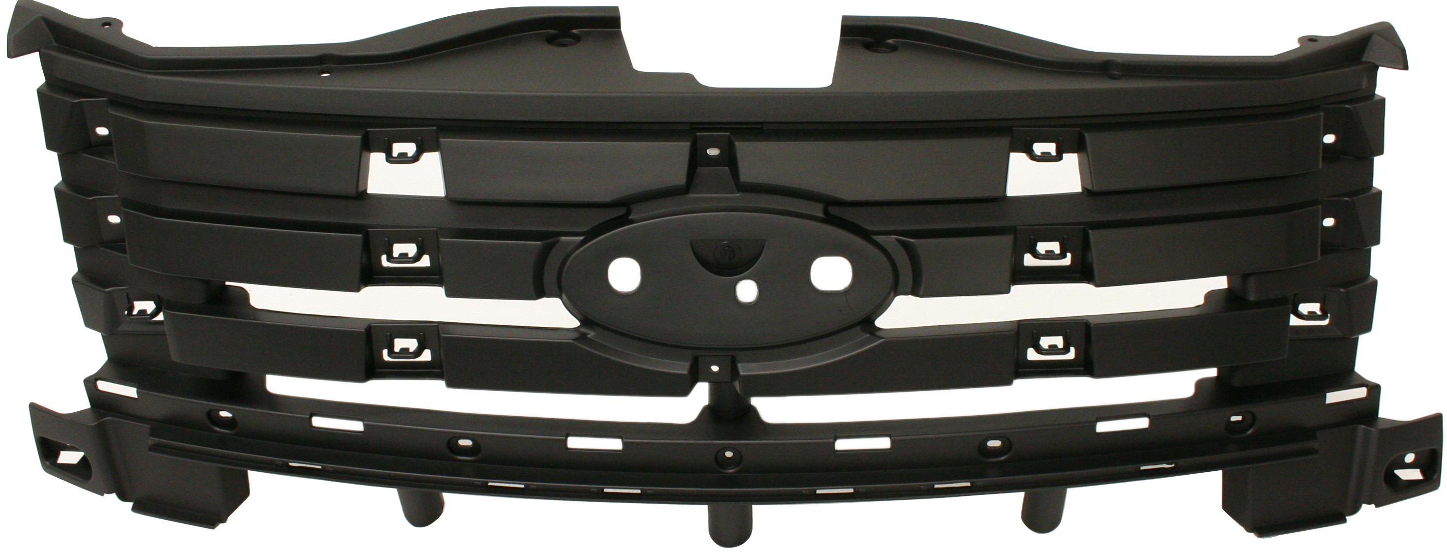 AM EDGE 07-10 GRILLE REINFORCEMENT Plastic Black CAPA SKU ARBF070107Q Partslink FO1220241C OEM 7T4Z8A284A