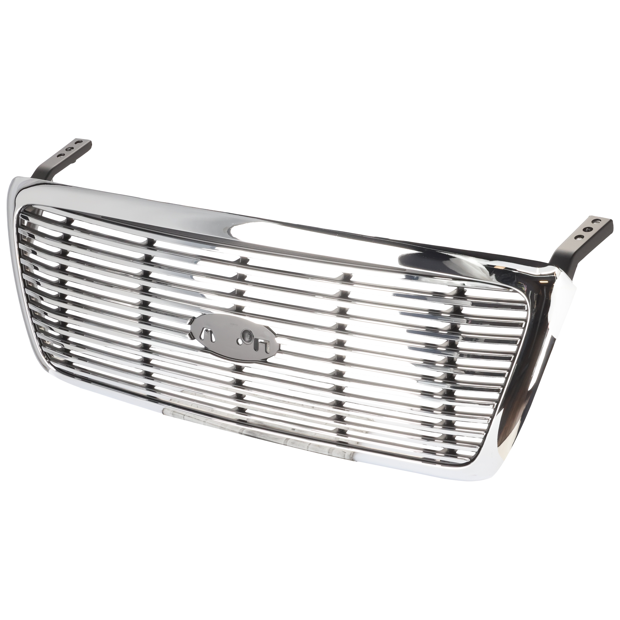 AM F 150-04-08 GRILLE Lariat w Chrome Pkg Chrome Billet Style Bar Insert New Body Style SKU ARBF070128 Partslink FO1200502 FO1200427 OEM 7L3Z8200BA 4L3Z8200DA
