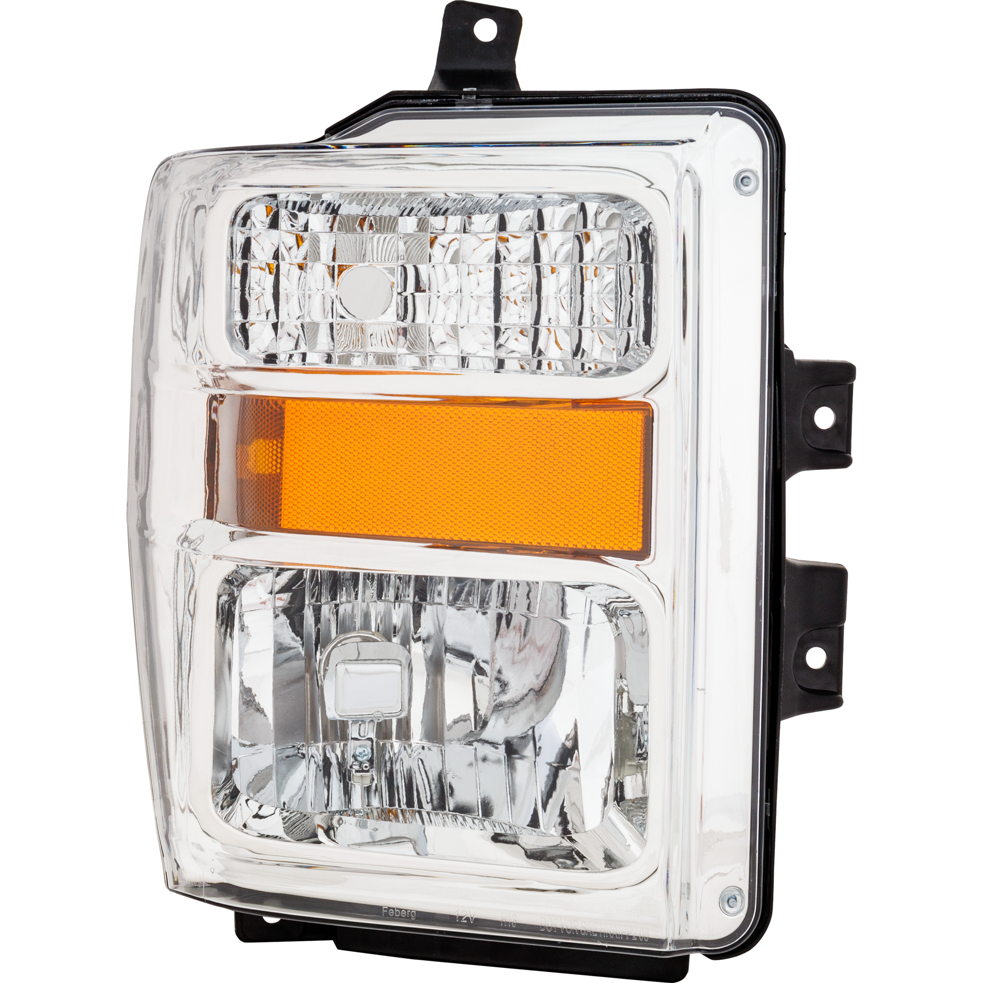 AM F SERIES SUPER DUTY 08-10 HEAD LAMP RH Lens and Housing Halogen Aero Style Excludes Harley Davidson Model SKU ARBF100103U OEM 7C3Z13008AA PFM