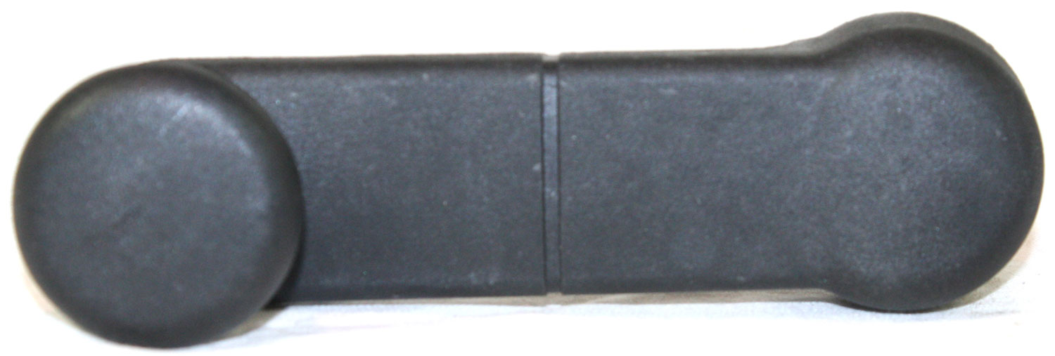 AM F 150-92-97 FRONT OR REAR WINDOW CRANK RH=LH Textured Black Plastic SKU ARBF463203 Partslink FO1354103 OEM F7UZ1523342AAA