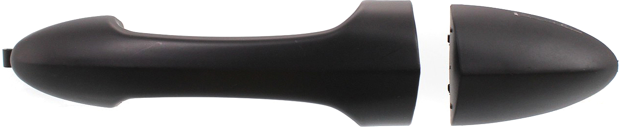 AM FOCUS 00-07 REAR EXTERIOR DOOR HANDLE RH=LH Smooth Black w Cap Cover Pad and Handle SKU ARBF494703 Partslink FO1310142 MA1310116 OEM 2T2Z7822404BAPTM EC0258413HAA