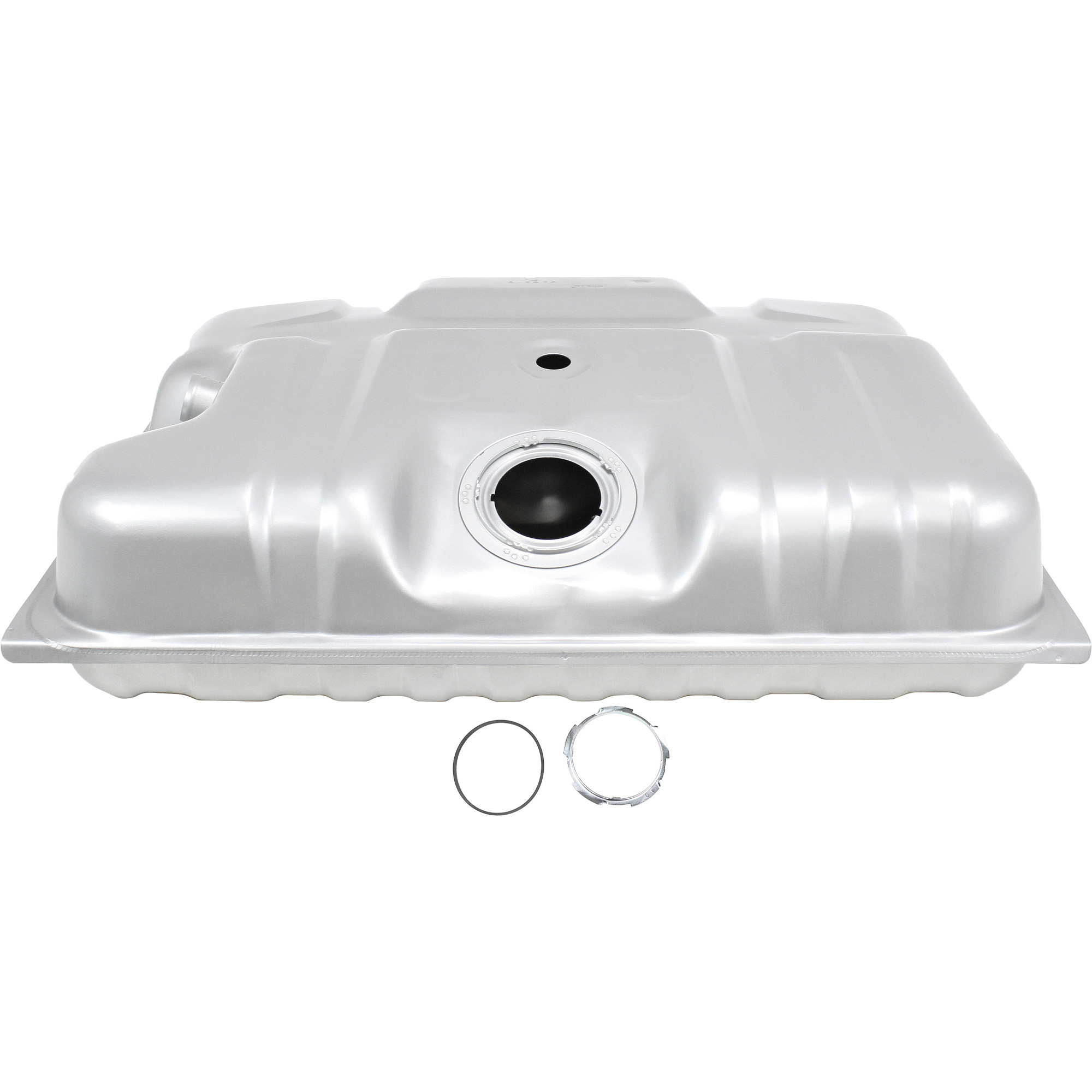AM F SERIES 85-86 FUEL TANK Mounts Behind Rear Axle 19 Gal. SKU ARBF670109 Partslink FO3900112 OEM E5TZ9002E