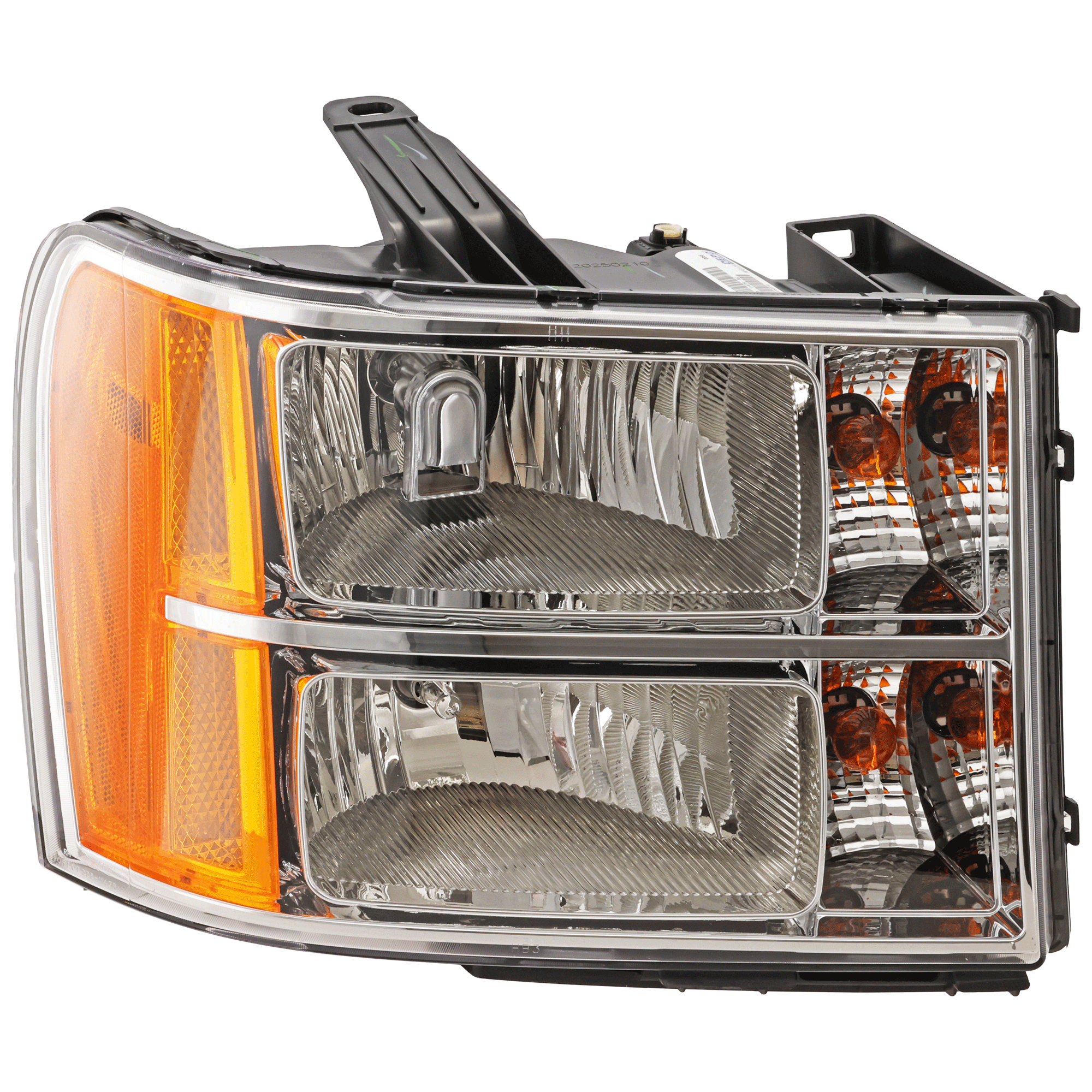 AM SIERRA 07-14 HEAD LAMP RH Assembly Halogen New Body Style CAPA SKU ARBG100101Q Partslink GM2503283C OEM 22853030