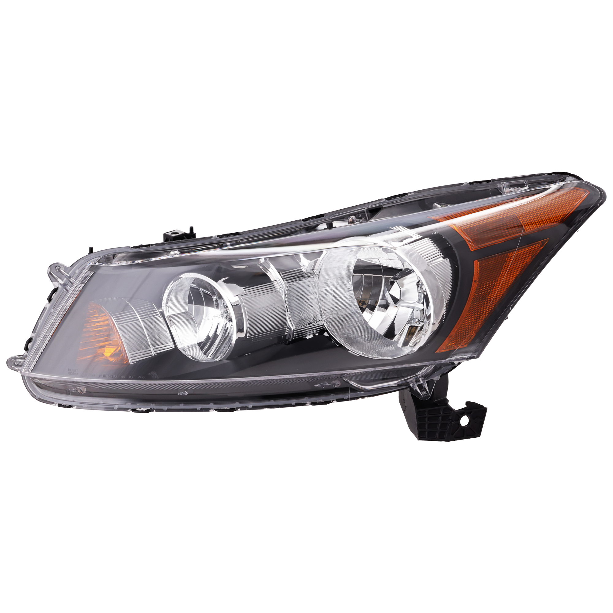 AM ACCORD 08-12 HEAD LAMP LH Assembly Halogen Sedan CAPA SKU ARBH100102Q Partslink HO2502130C OEM 33150TA0A01