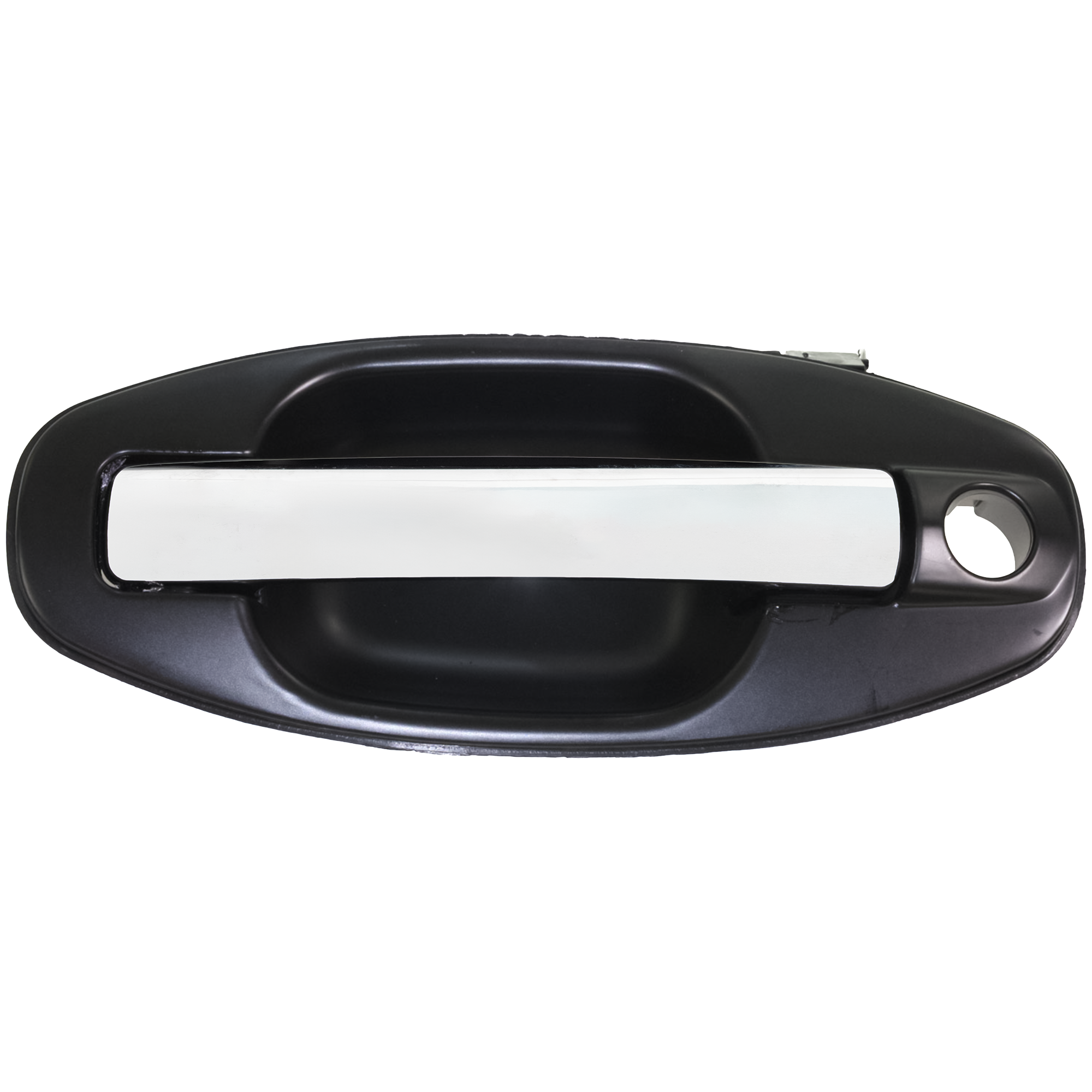 AM SANTA FE 01-06 FRONT EXTERIOR DOOR HANDLE LH Primered Bezel Chrome Lever w Keyhole SKU ARBH462122 Partslink HY1310111 OEM 8265026010