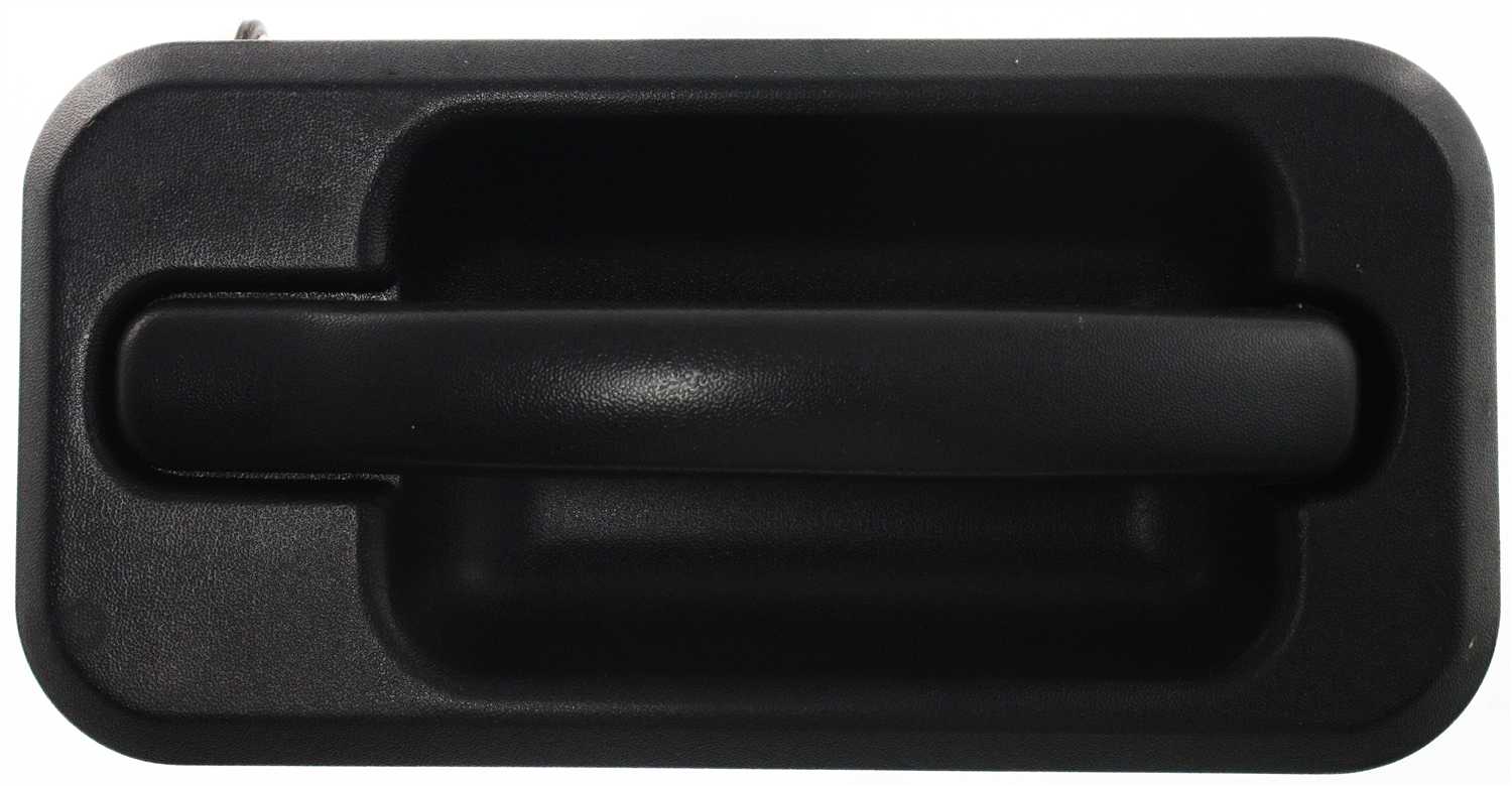 AM H2-03-09 REAR EXTERIOR DOOR HANDLE RH Textured Black w o Chrome Trim Package SKU ARBH491301 Partslink HU1521102 OEM 15104796