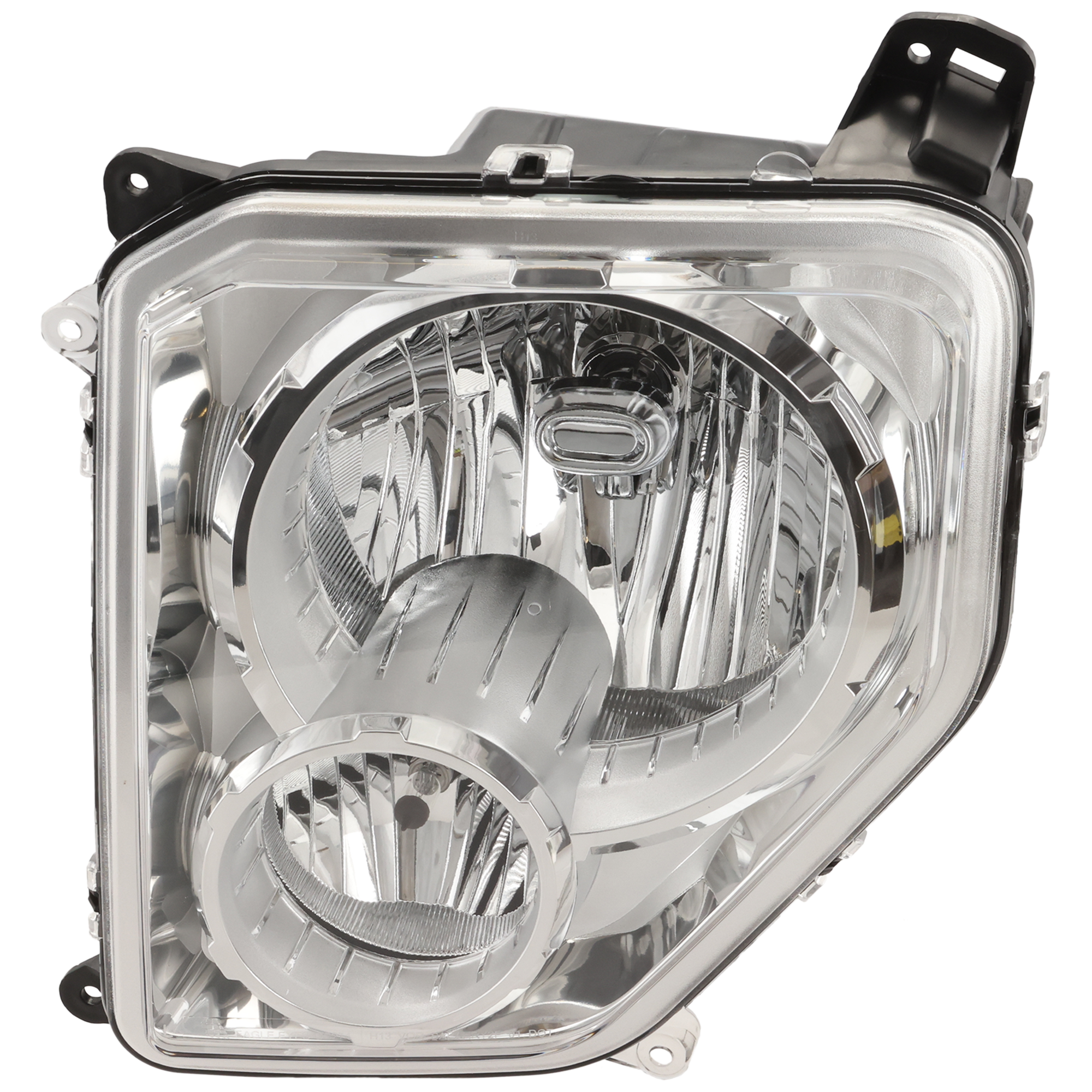 AM LIBERTY 08-12 HEAD LAMP LH Assembly Halogen Chrome Interior w Fog Light SKU ARBJ100102 Partslink CH2502196 OEM 55157339AE