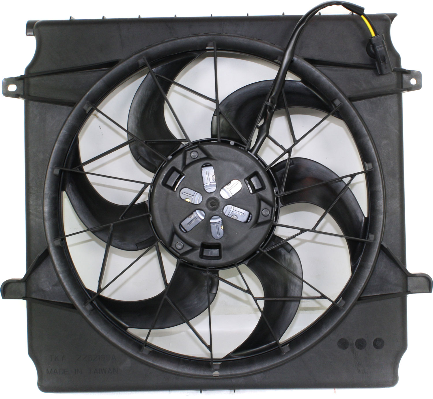 AM LIBERTY 02-04 RADIATOR FAN SHROUD ASSEMBLY Single Fan 2.4L 3.7L 02-03 Except w Heavy Duty Eng. Cooling SKU ARBJ160901 Partslink CH3117101 OEM 55037659AB