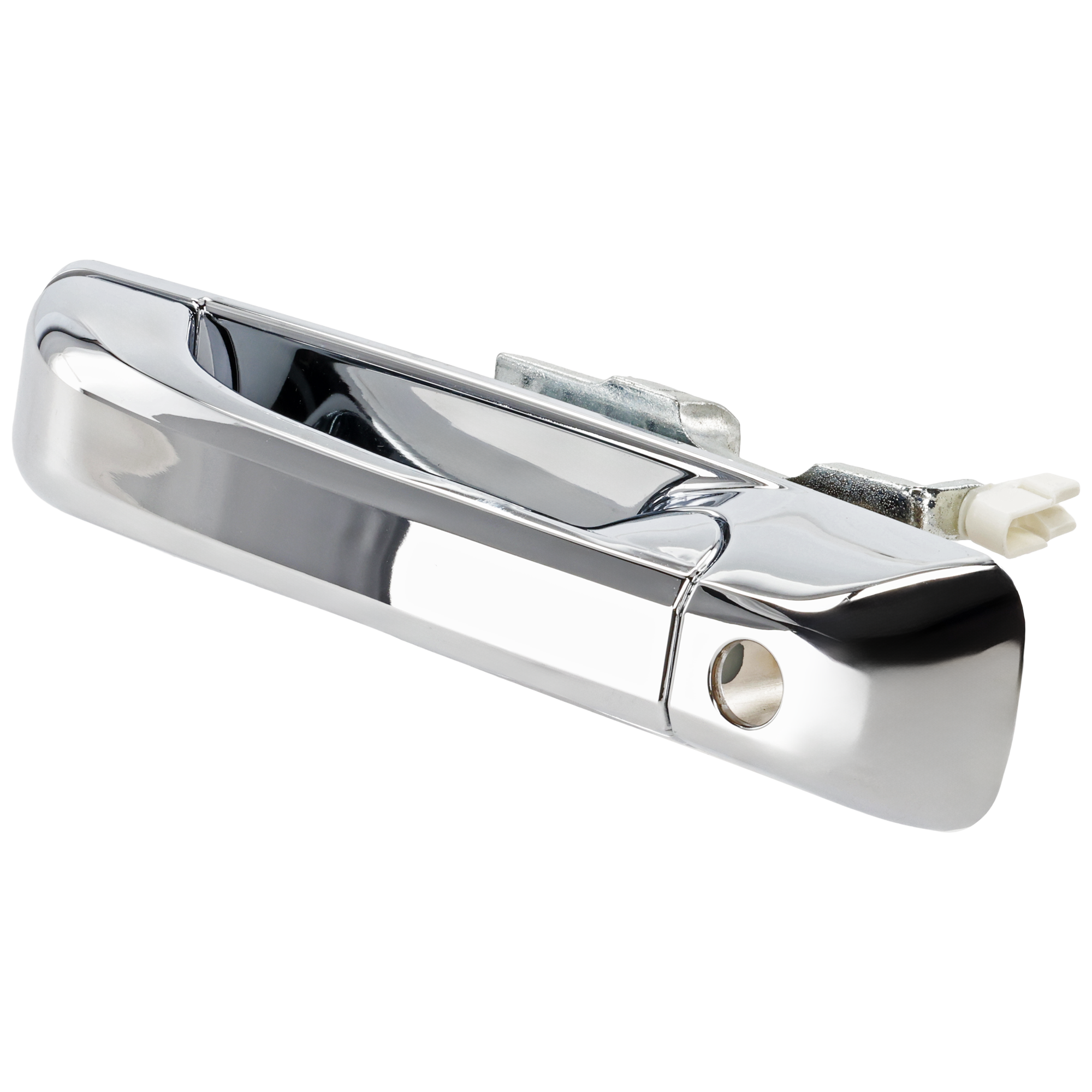 AM GRAND CHEROKEE 05-10 FRONT EXTERIOR DOOR HANDLE LH All Chrome w Keyhole Plastic SKU ARBJ462106C OEM Performance