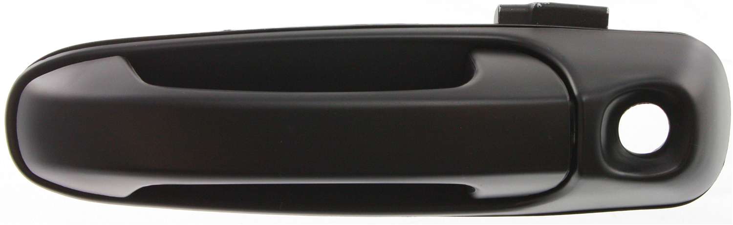 AM GRAND CHEROKEE 99-04 LIBERTY 02-07 FRONT EXTERIOR DOOR HANDLE LH Smth Black w Keyhole Plastic SKU ARBJ462116 Partslink CH1310116 OEM 5GG27DX8AA