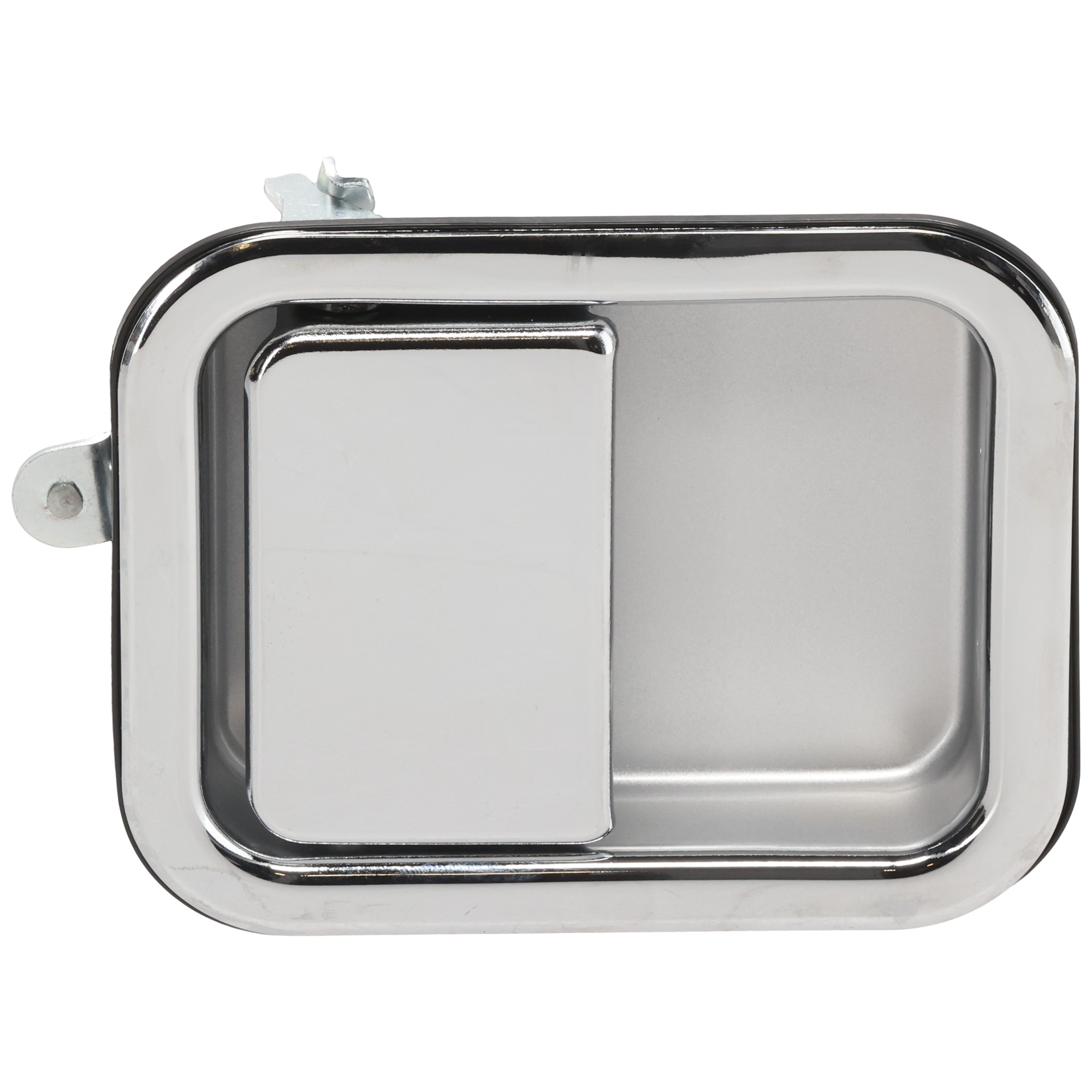 AM WRANGLER 87-06 FRONT EXTERIOR DOOR HANDLE RH Chrome Metal w o Keyhole Full Door Type 97-06 LH SKU ARBJ462123C Partslink CH1311167 OEM J5758172 PFM 55176382AE PFM
