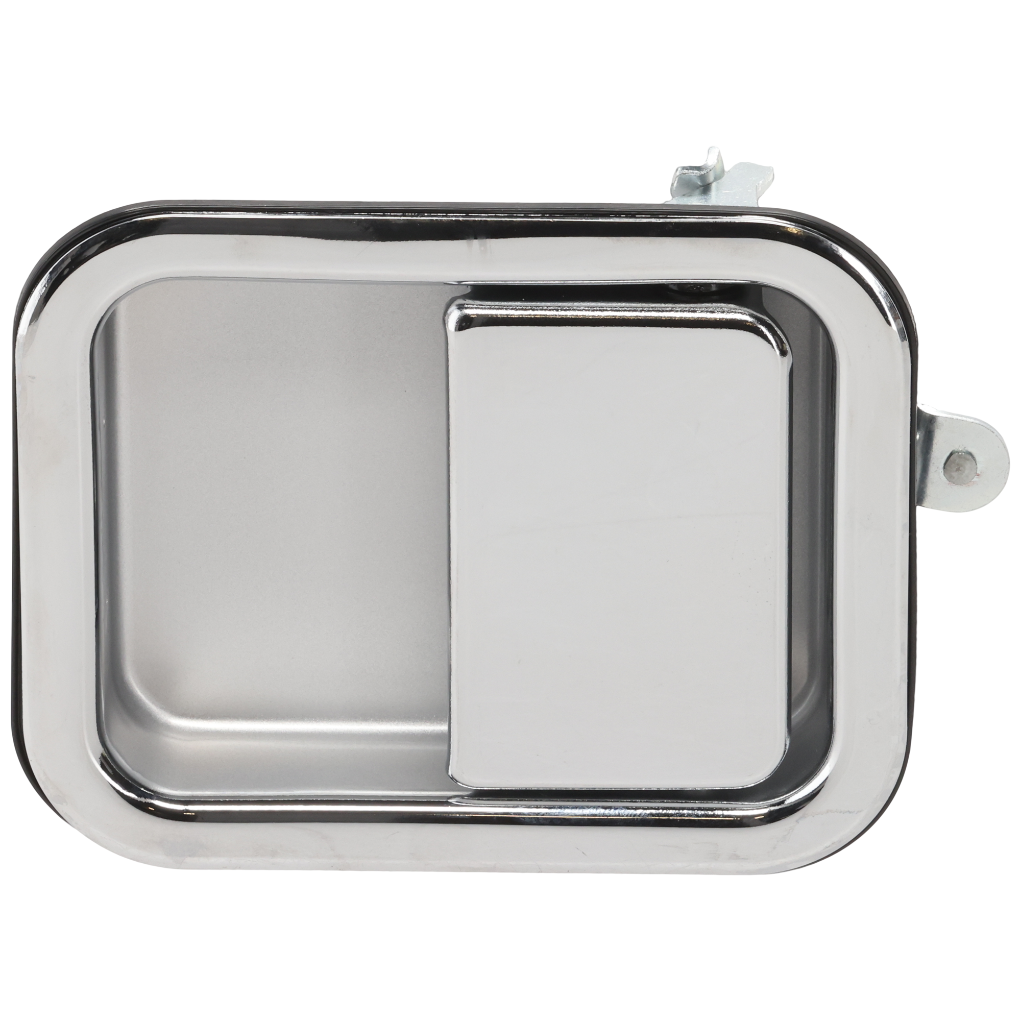 AM WRANGLER 87-06 FRONT EXTERIOR DOOR HANDLE LH Chrome Metal w o Keyhole Full Door Type 97-06 RH SKU ARBJ462124C Partslink CH1310167 OEM J5758173 PFM 55176383AE PFM
