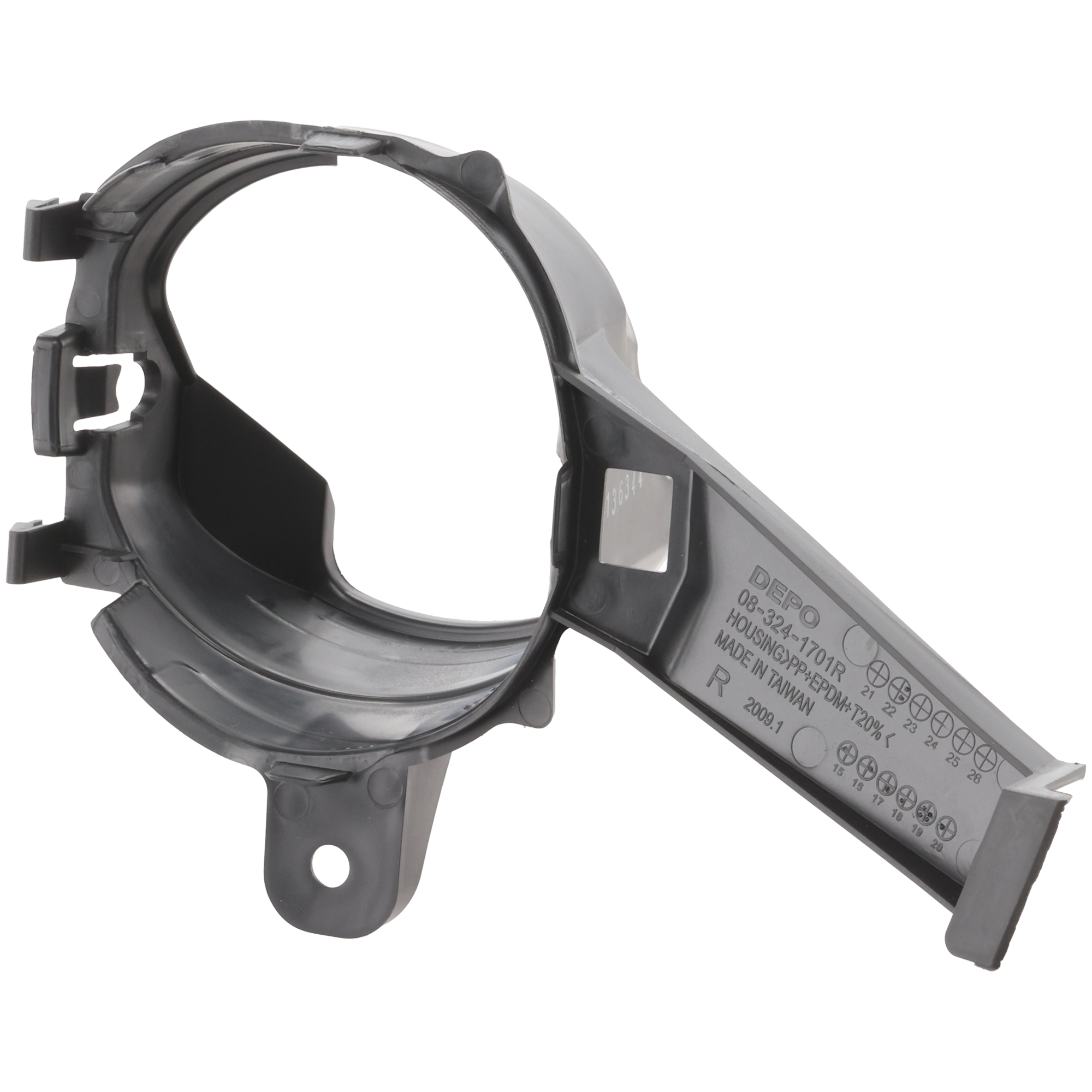 AM ES330-05-06 FOG LAMP RH Lens and Housing Bracket SKU ARBL107503 Partslink LX2601100 OEM 5212533060
