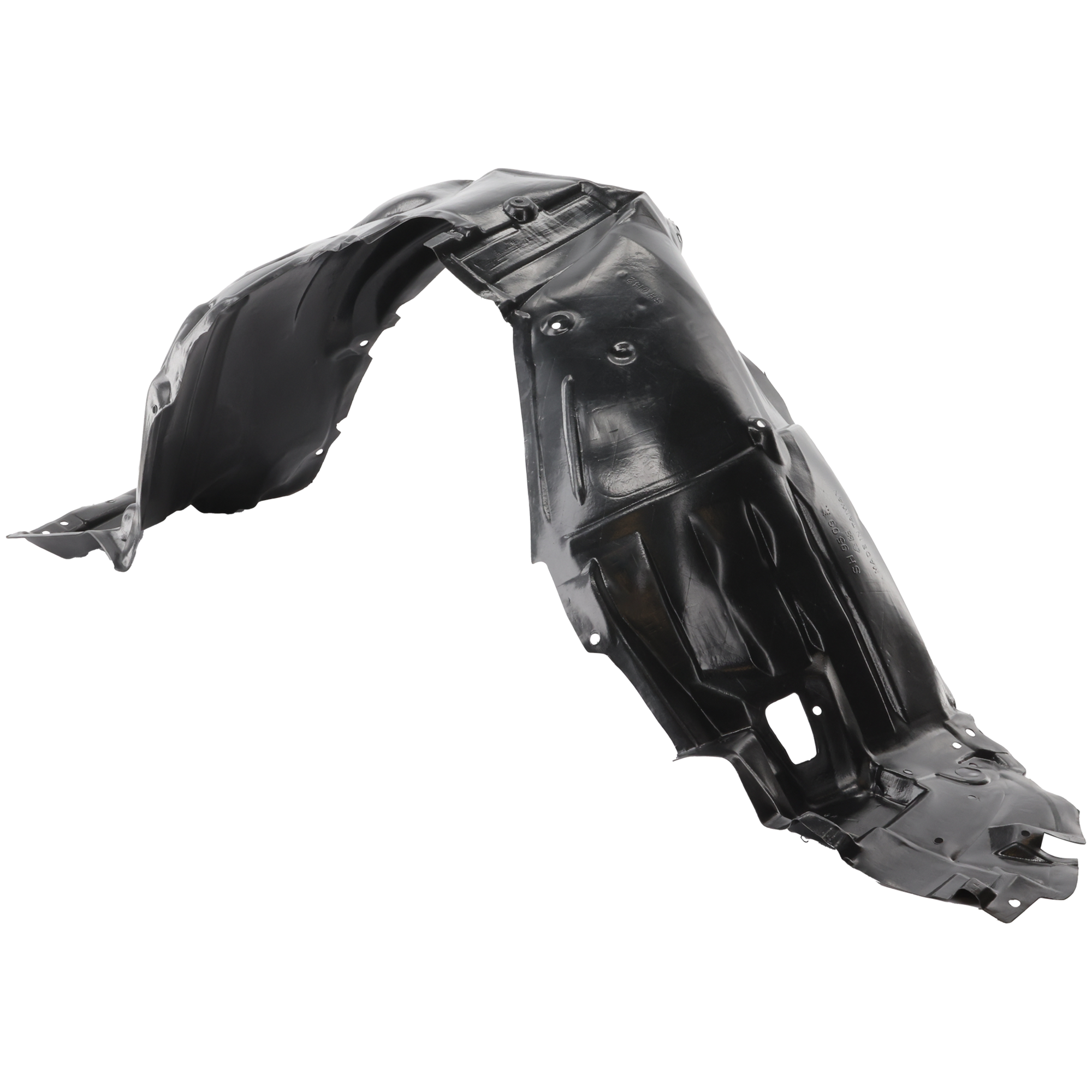 AM LS460 LS600H 07-09 FRONT FENDER LINER LH Plastic Vacuum Form SKU ARBL222102 Partslink LX1248105 OEM 5380650050