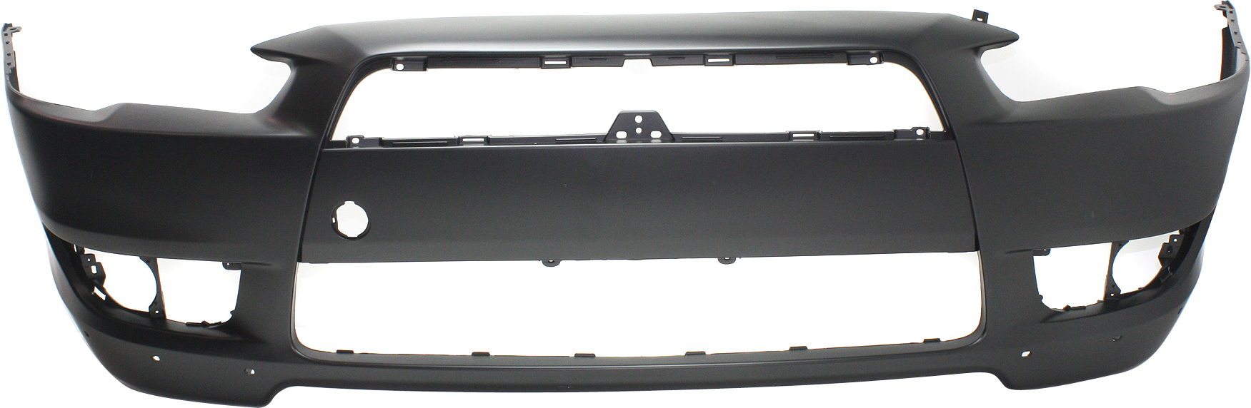 AM LANCER 08-15 FRONT BUMPER COVER GTS SE Models Sedan Primed w Air Dam Holes Standard Type CAPA SKU ARBM010302PQ Partslink MI1000319C OEM 6400B914