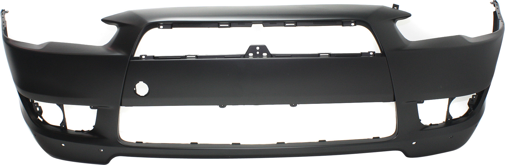 AM LANCER 08-15 FRONT BUMPER COVER GTS SE Models Sedan Primed w Air Dam Holes Standard Type SKU ARBM010302P Partslink MI1000319 OEM 6400B914