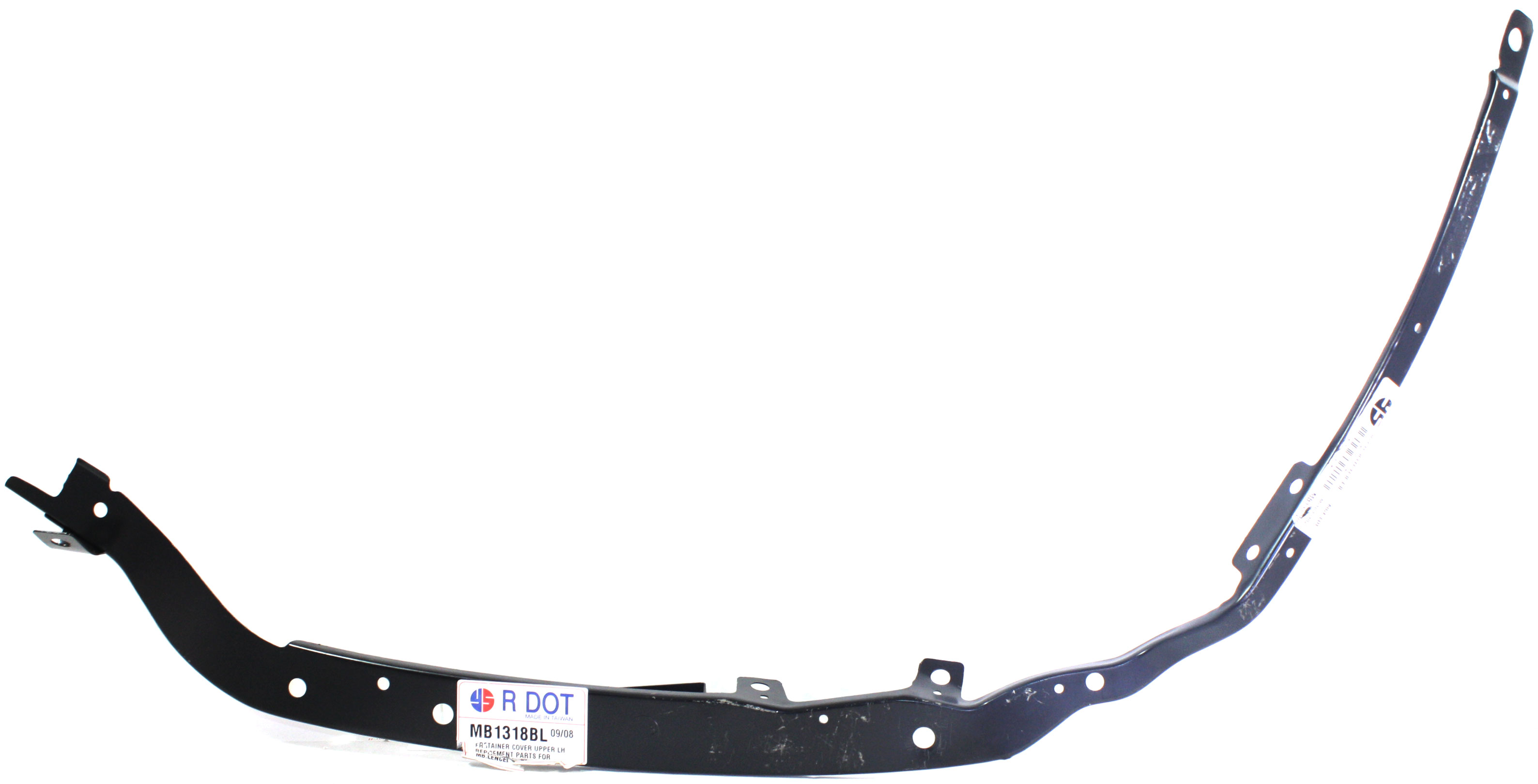 AM LANCER 04-07 FRONT BUMPER RETAINER LH Upper Plate Steel SKU ARBM014902 Partslink MI1032102 OEM MN126460