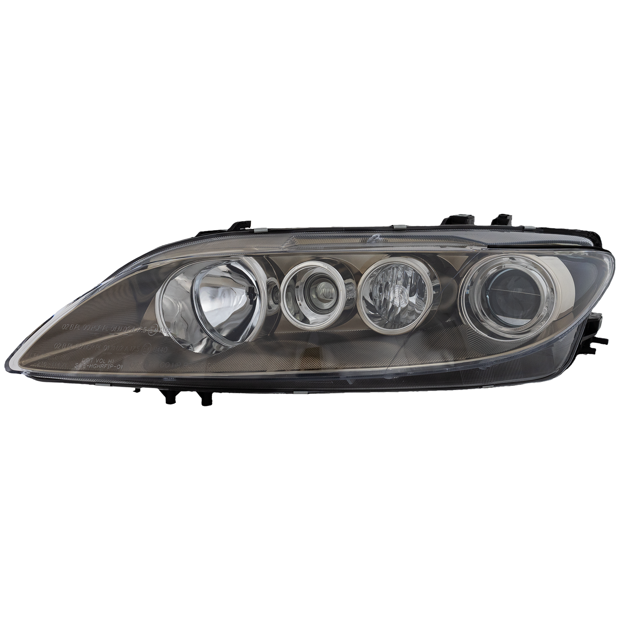 AM MAZDA 6-06-08 HEAD LAMP LH Lens and Housing Halogen Std Type SKU ARBM100108 OEM GP7A510L0B PFM