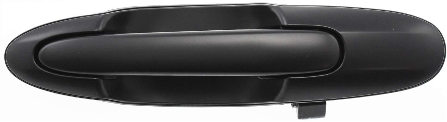 AM MPV 00-06 FRONT EXTERIOR DOOR HANDLE RH Smooth Black w o Keyhole w o Keyless Entry Plastic SKU ARBM462115 Partslink MA1311117 OEM LE4358410A LC7058410F08